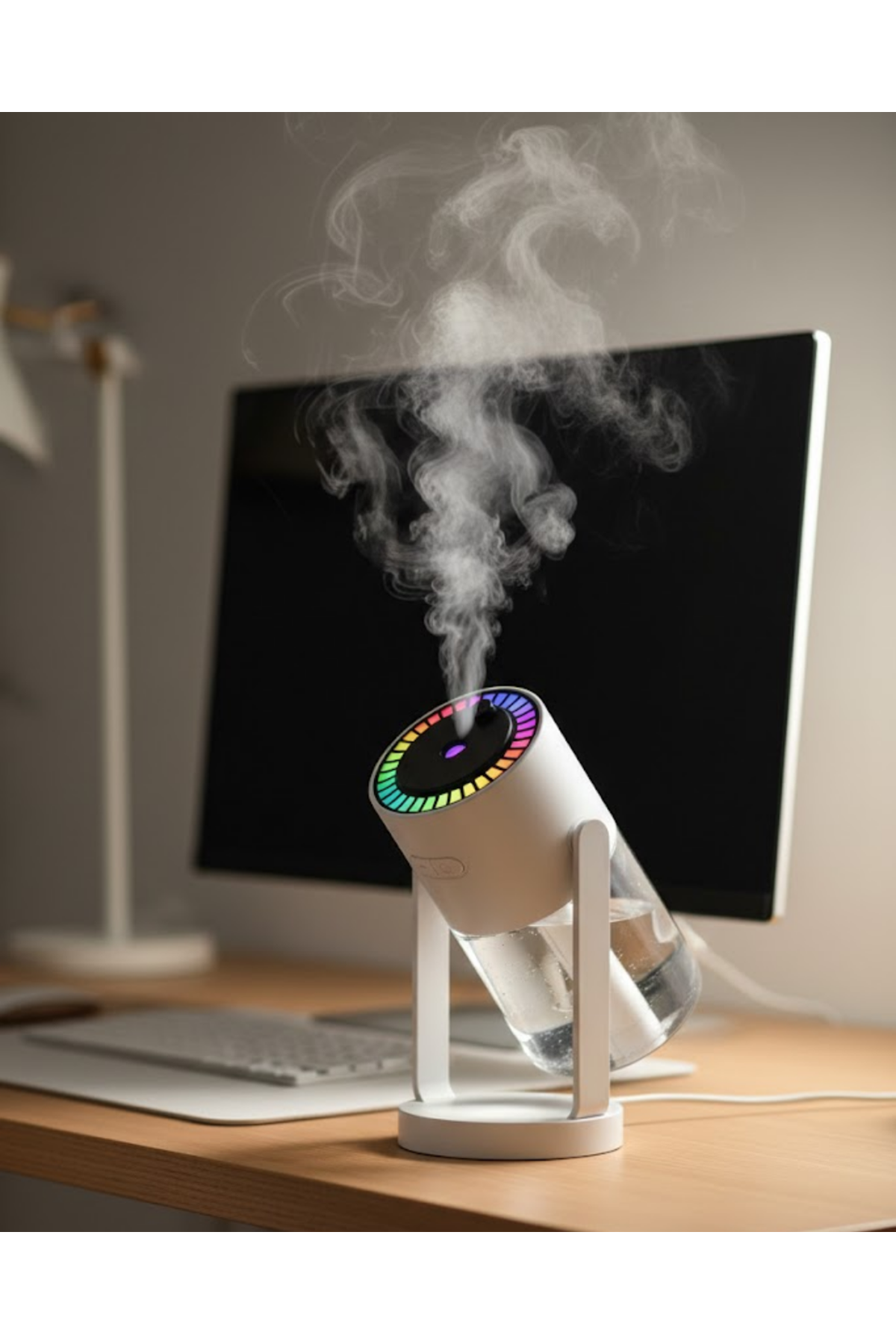 Yıldızlı Projektör Hava Nemlendirici Ultrasonik Buhar ve RGB Işık