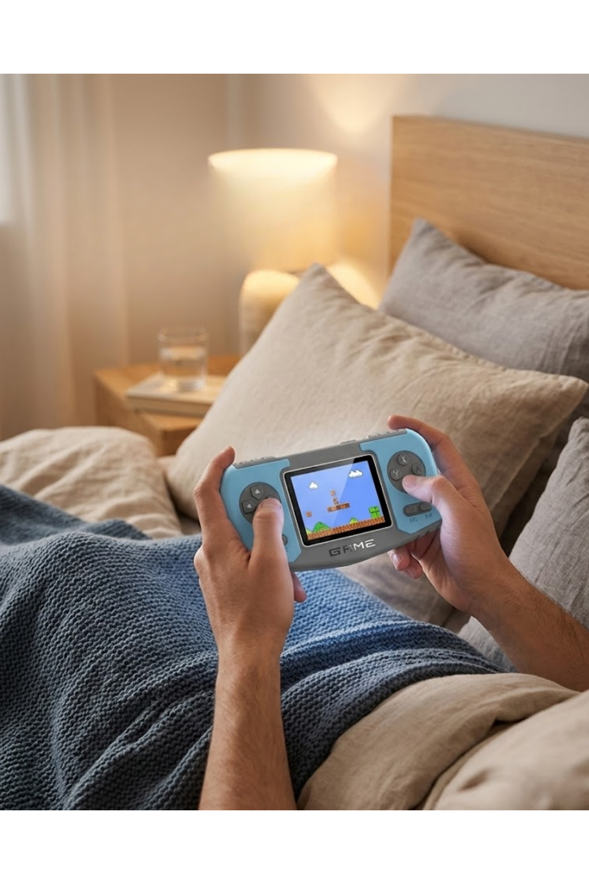 El Tipi Oyun Konsolu Dahili Retro Oyunlar TV Bağlantısı Destekli Taşınabilir Game Console