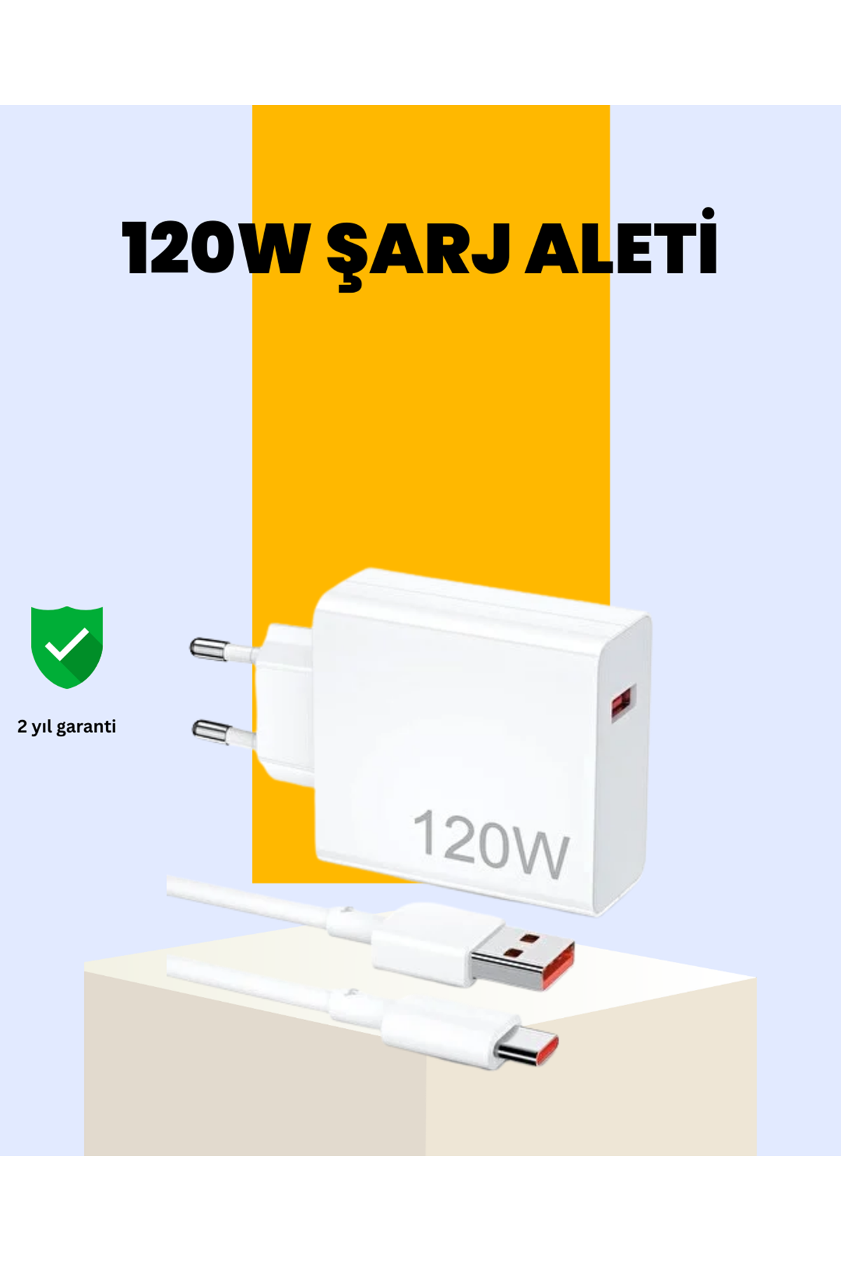 120 Watt Type C Hızlı Şarj Cihazı  Reno 4 5 6 Uyumlu