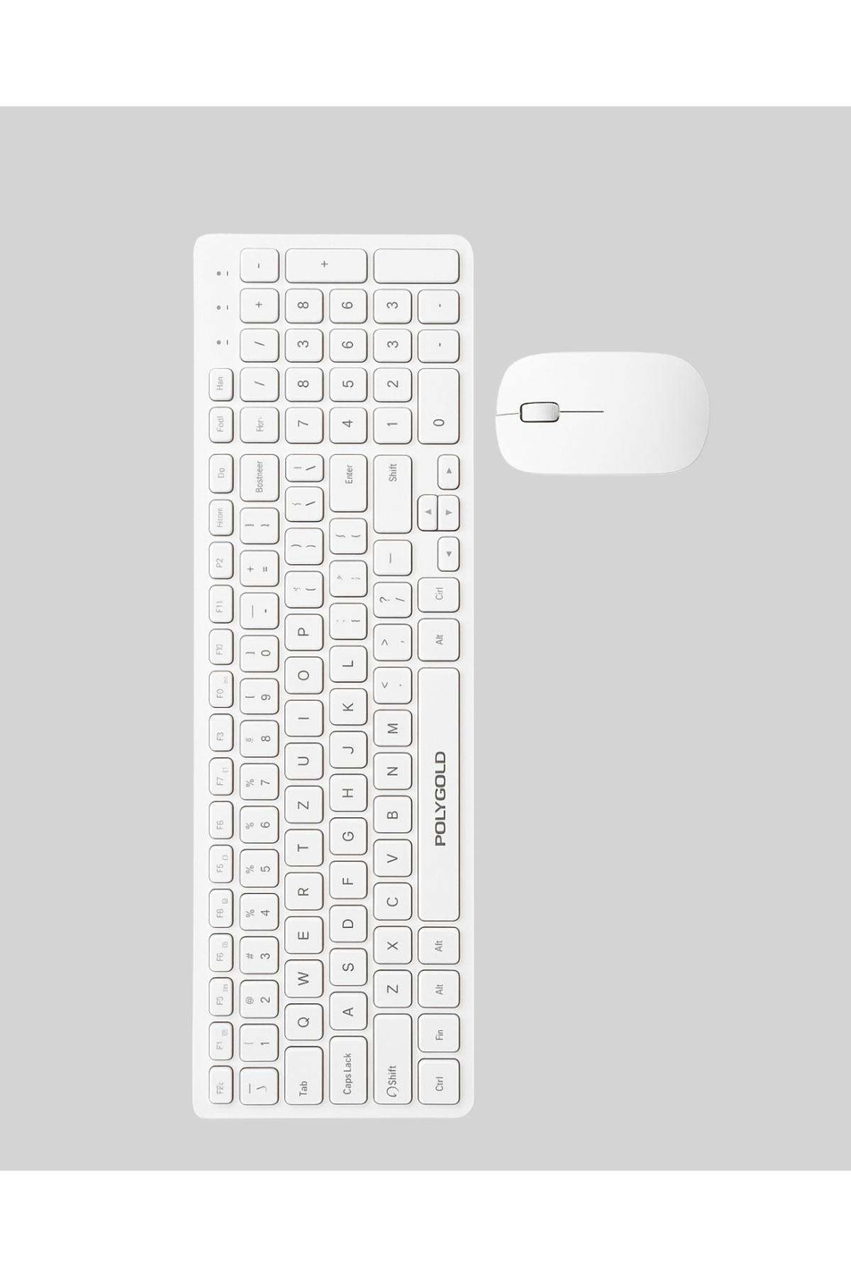 USB Alıcılı Kablosuz Klavye Mouse - Geniş Uyumluluk, Sessiz Tuşlar