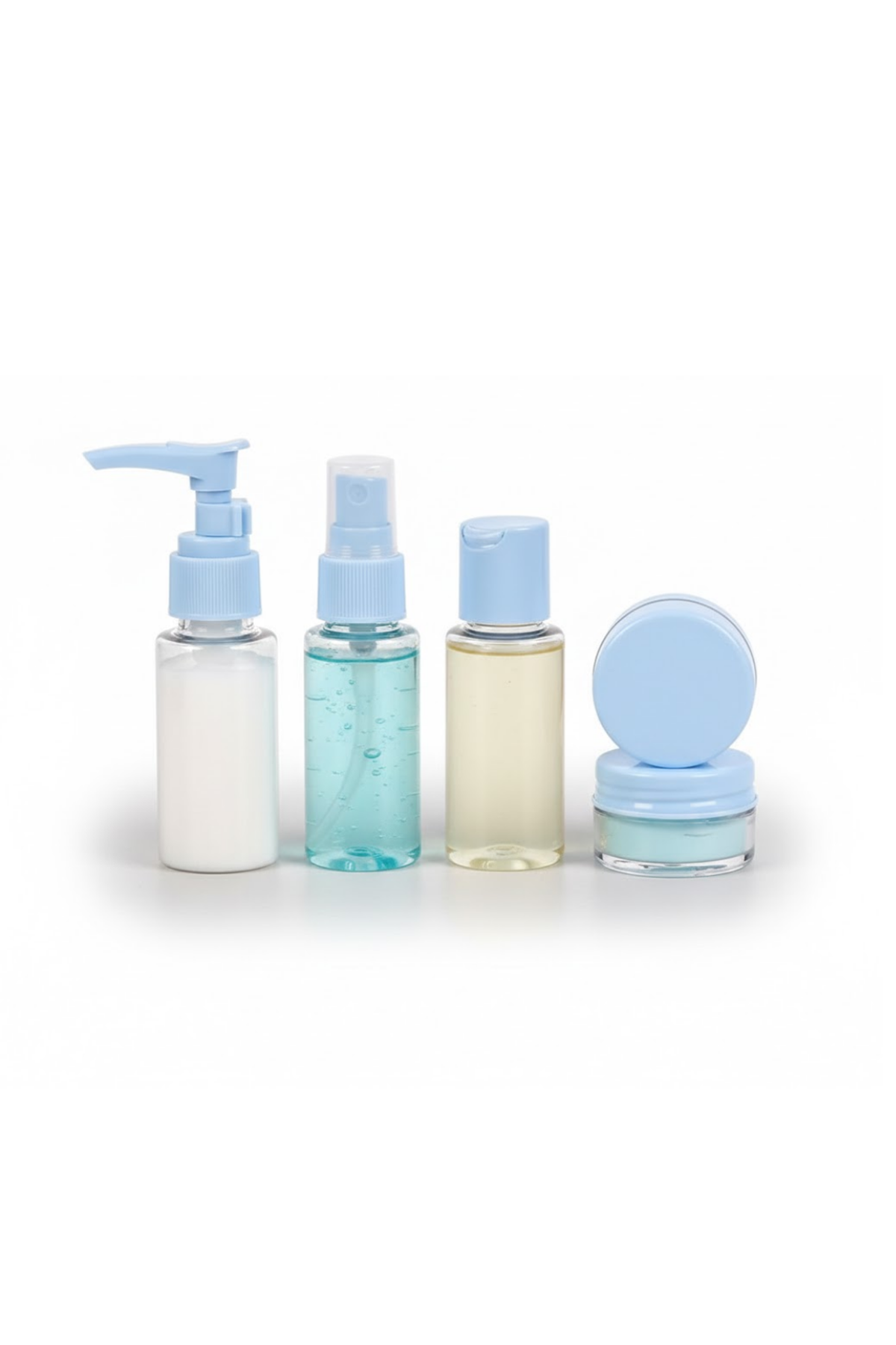 Taşınabilir 5 Parça Seyahat Kozmetik Seti 30 ml Sızdırmaz