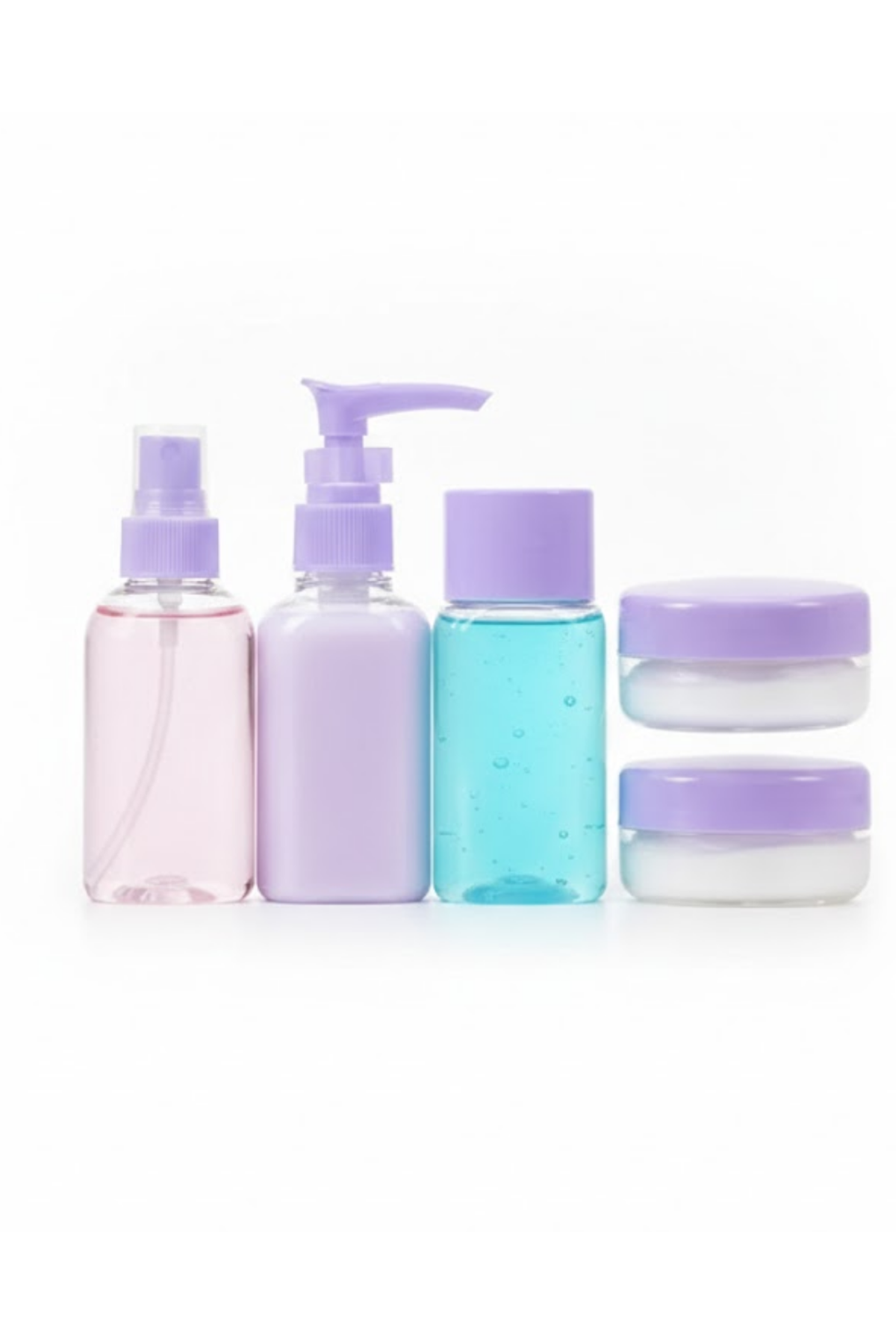 30 ml 5 Parça Seyahat Şişesi Seti Sızdırmaz Taşınabilir