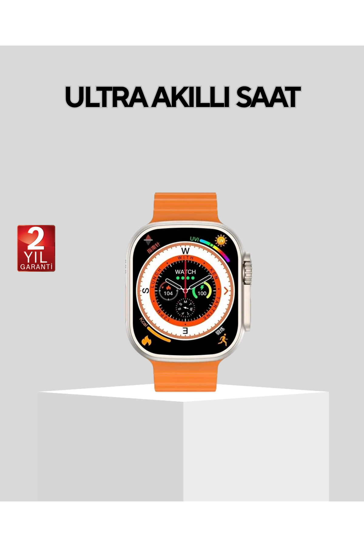 Akıllı Saat – Nabız Ölçer, Uyku Takibi, GPS, Suya Dayanıklı Tasarım