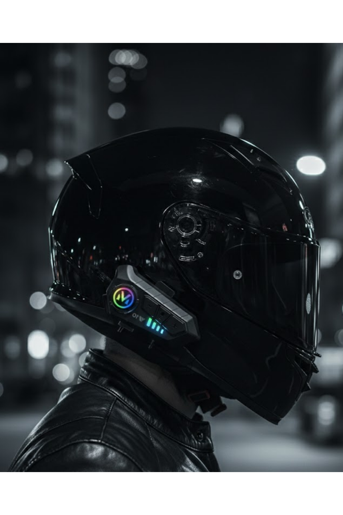 Bluetooth 5.3 Kask İçi Intercom Kulaklık 1000 m Mesafe 1000 mAh