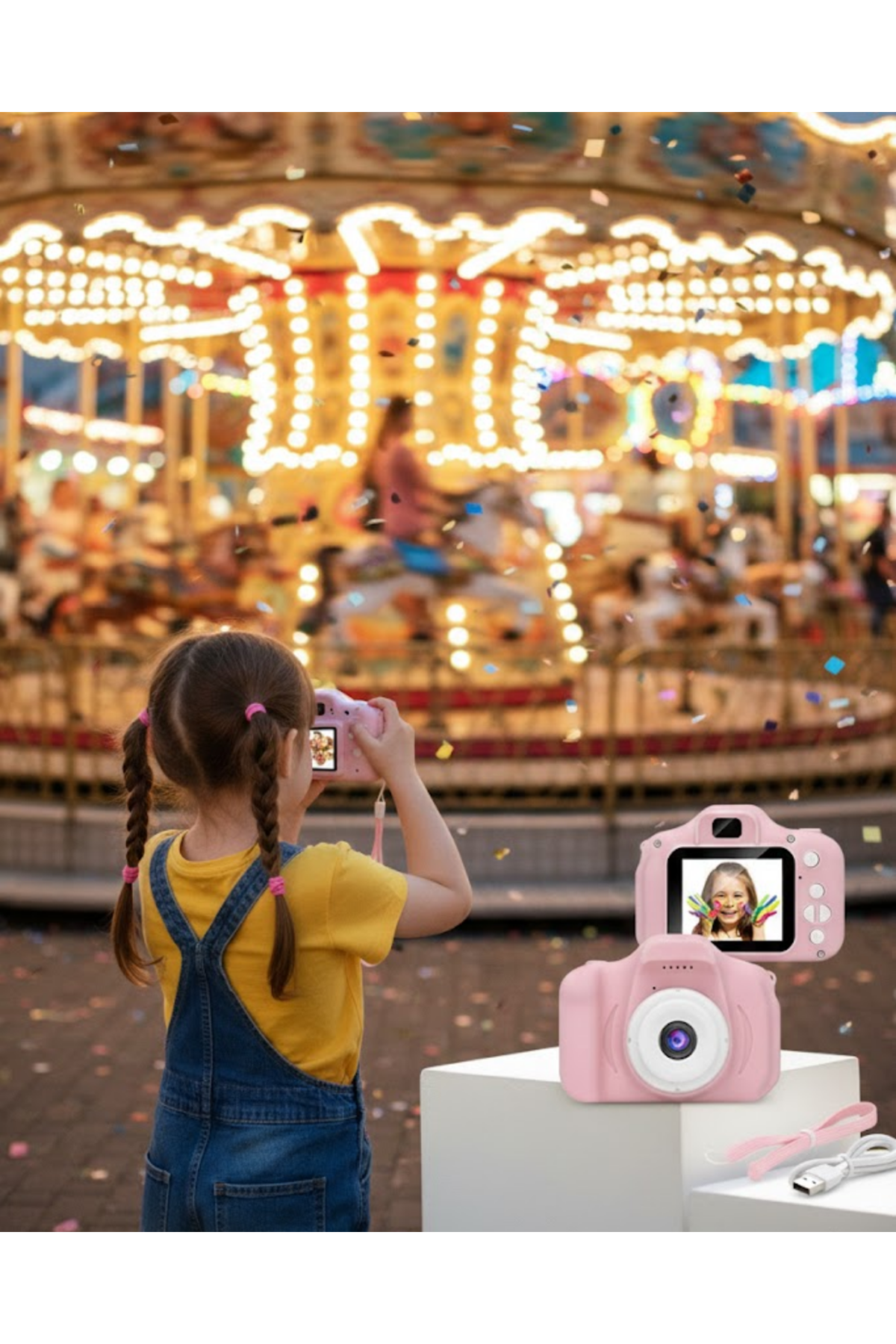USB Bağlantılı Mini HD Kamera Video Fotoğraf Çekimli Şarj Edilebilir