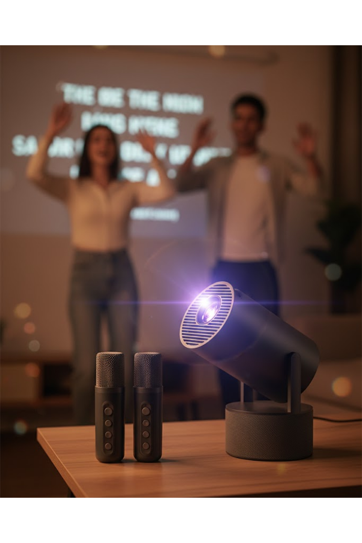 1080P Taşınabilir Projeksiyon WiFi Bluetooth Destekli