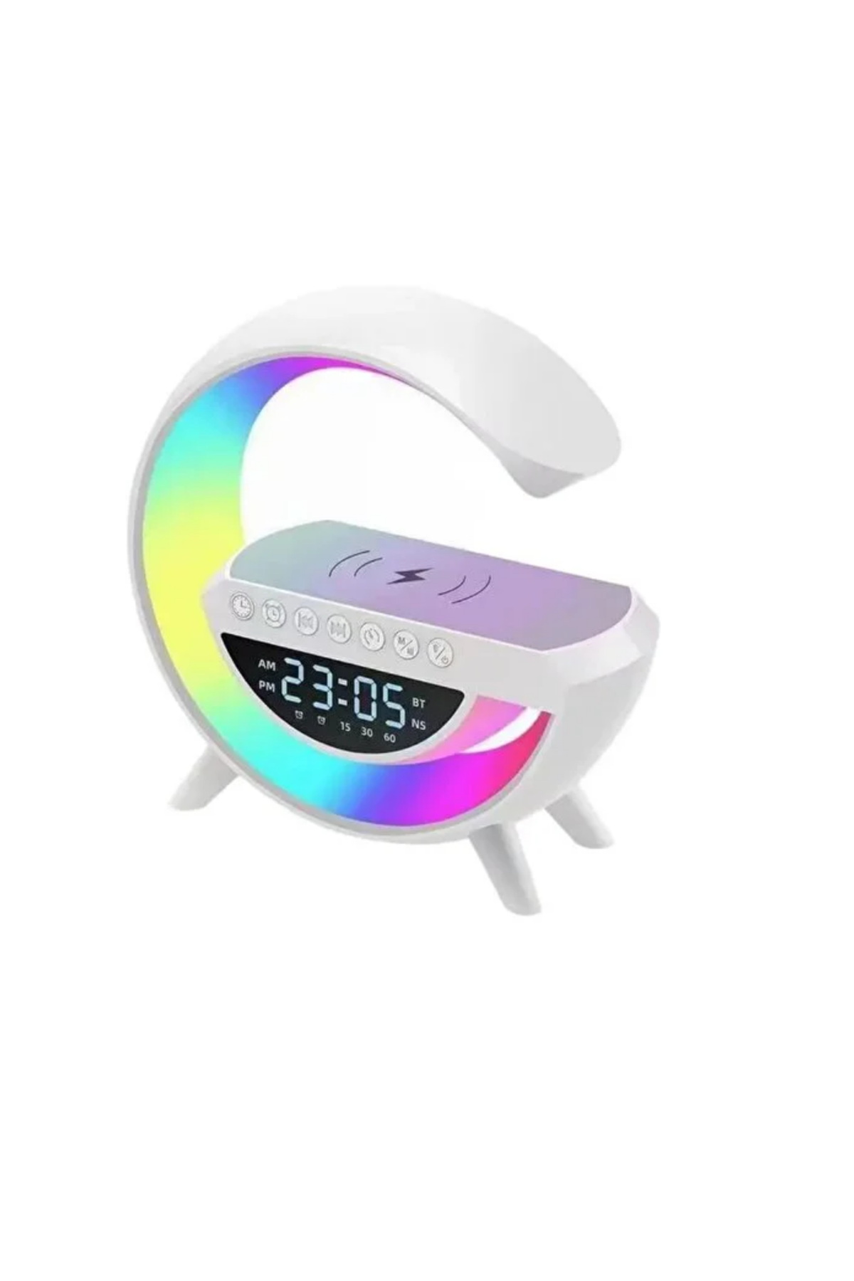 Bluetooth Hoparlör RGB Aydınlatmalı USB TF Kart FM Özellikli