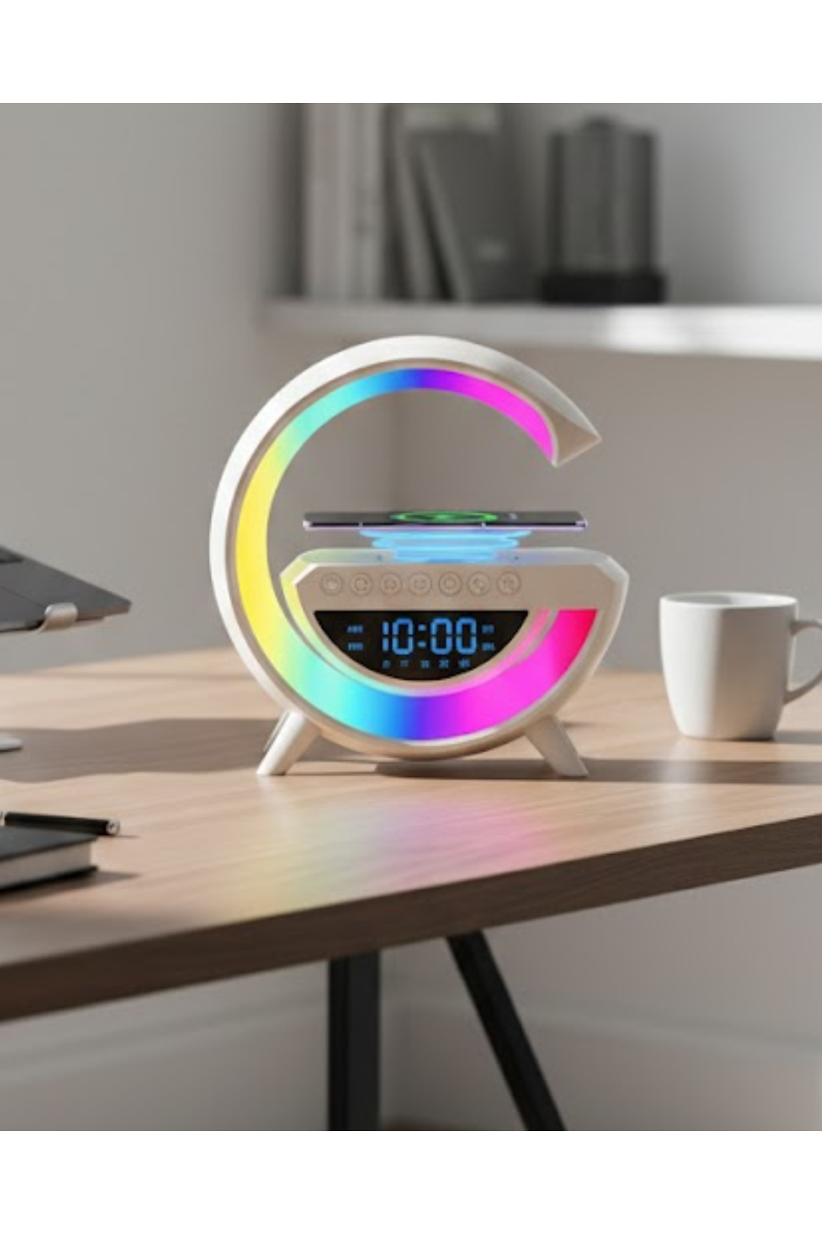 Modern RGB Işıklı Kablosuz Hoparlör Uzun Süreli Müzik Keyfi