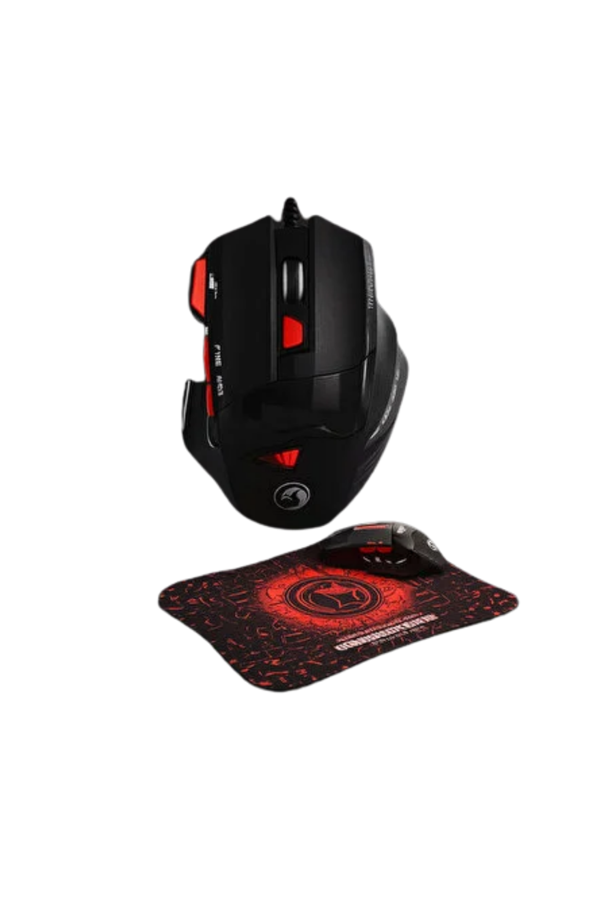 Gaming Mouse Mousepad Seti 3 DPI Ayarı ve LED Işıklı Ergonomik Yapı