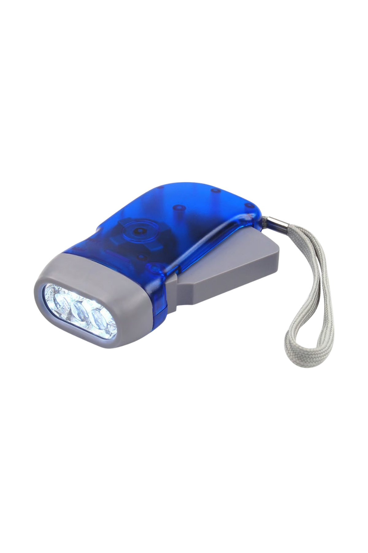 Kendiliğinden Şarjlı El Feneri Pilsiz Dinamolu 3 LED Taşınabilir