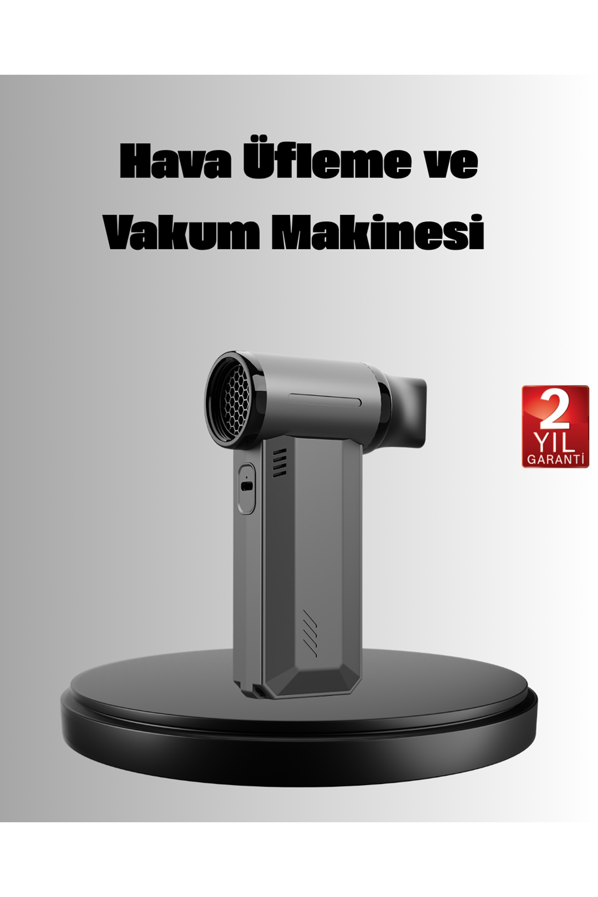 Çok Fonksiyonlu Şarjlı Hava Üfleme ve Vakum Makinesi