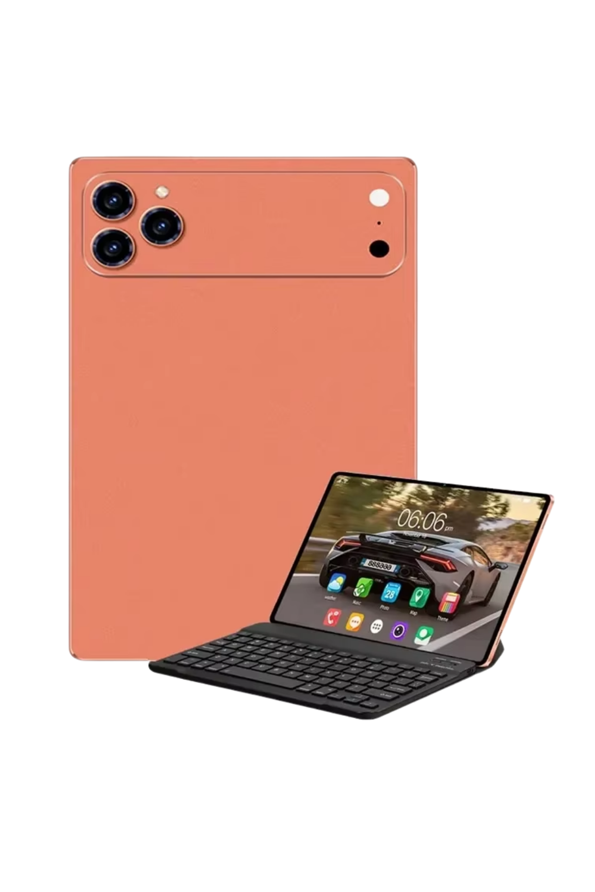 Android Tablet Klavyeli Set Stylus Kalem Kılıf Cam Dahil