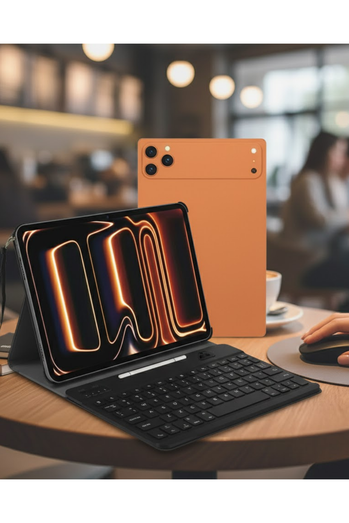 Tablet Bilgisayar Klavyeli Çok Amaçlı Eğitim İş ve Eğlence Uyumlu