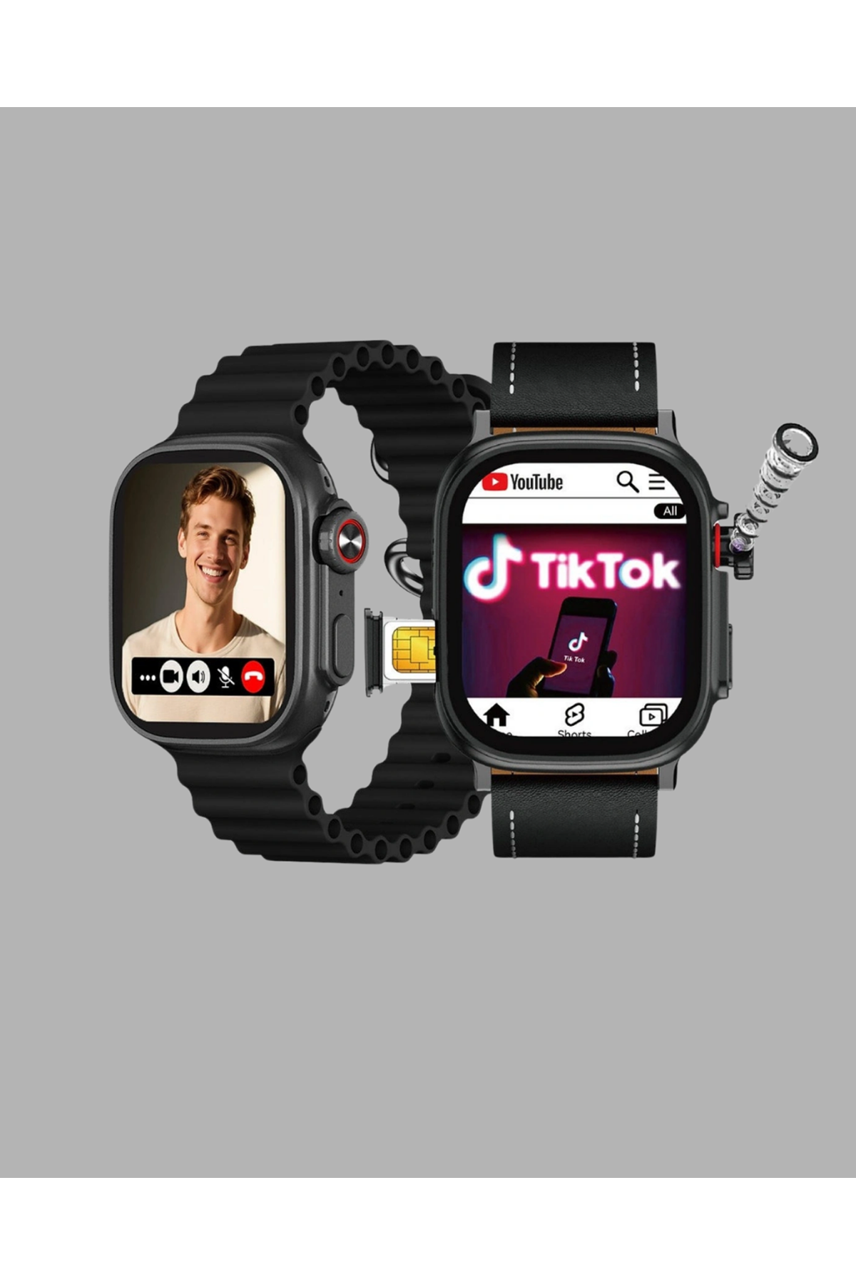 Uyku Takipli GPS’li SIM Kart Destekli Akıllı Saat