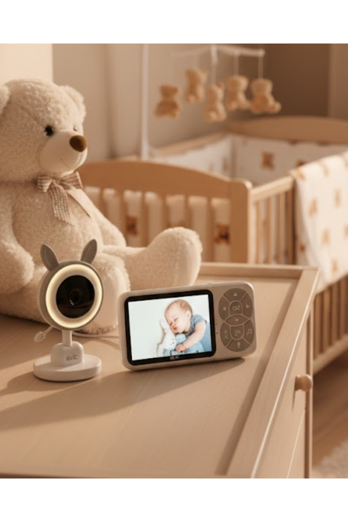 Gece Görüşlü Bebek Telsizi Besleme Hatırlatıcılı LCD Ekran