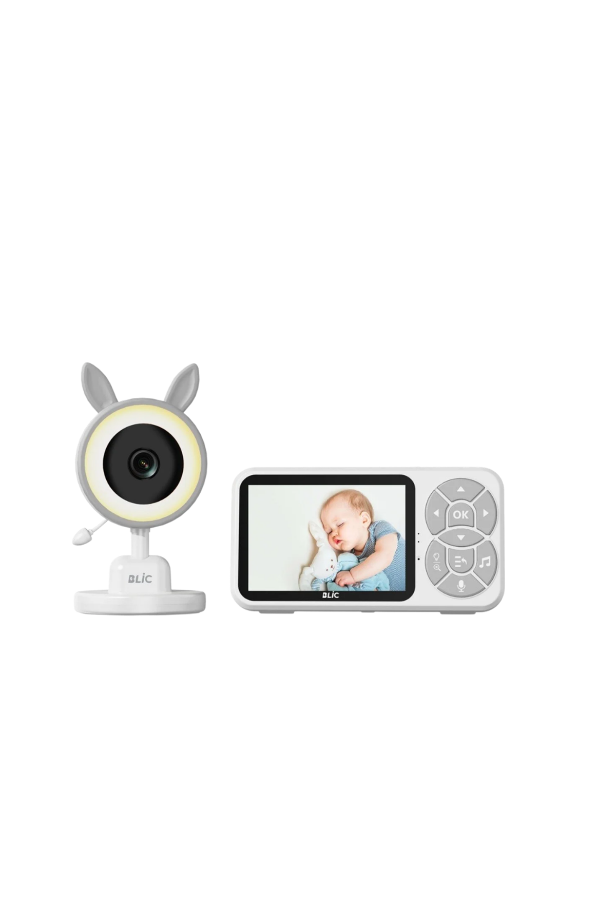 Gece Görüşlü Bebek Telsizi Besleme Hatırlatıcılı LCD Ekran