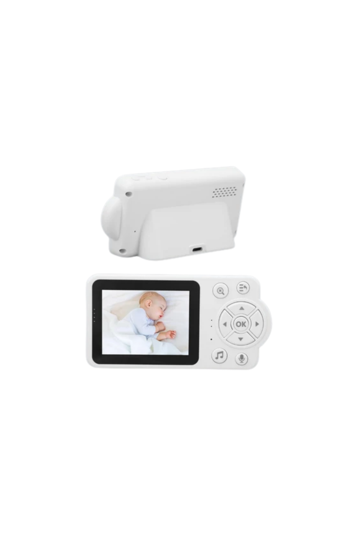 Gece Görüşlü Kablosuz Bebek Monitörü Ağlama ve Hareket Algılama