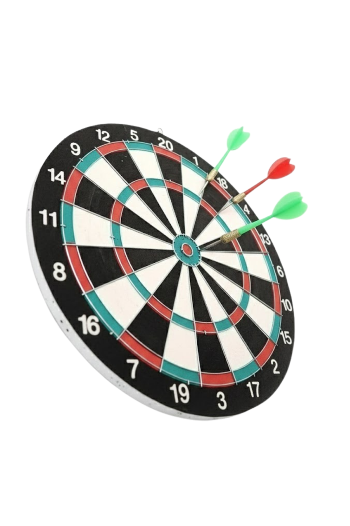 17 İnç Profesyonel Dart Tahtası Dayanıklı Yapı ve 4 Metal Dart Oku