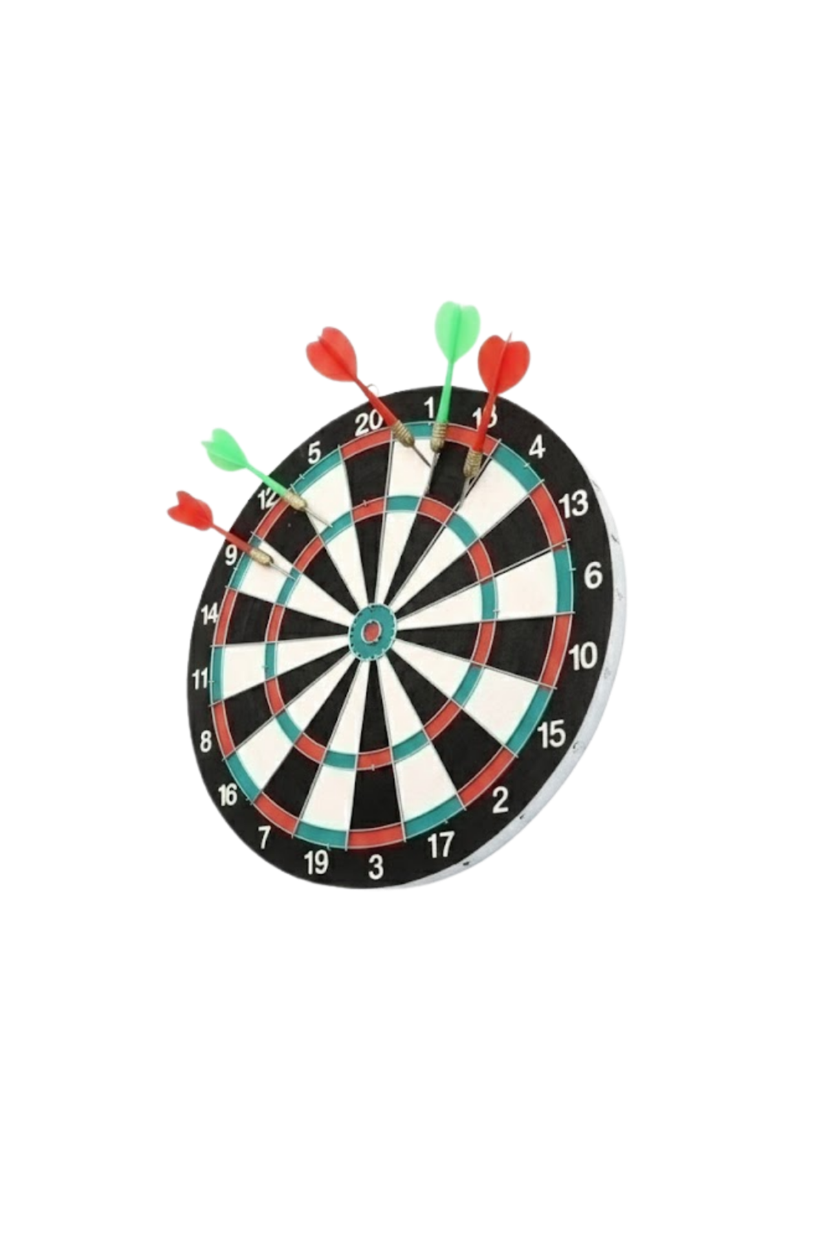 17 İnç Profesyonel Dart Tahtası Dayanıklı Yapı ve 4 Metal Dart Oku