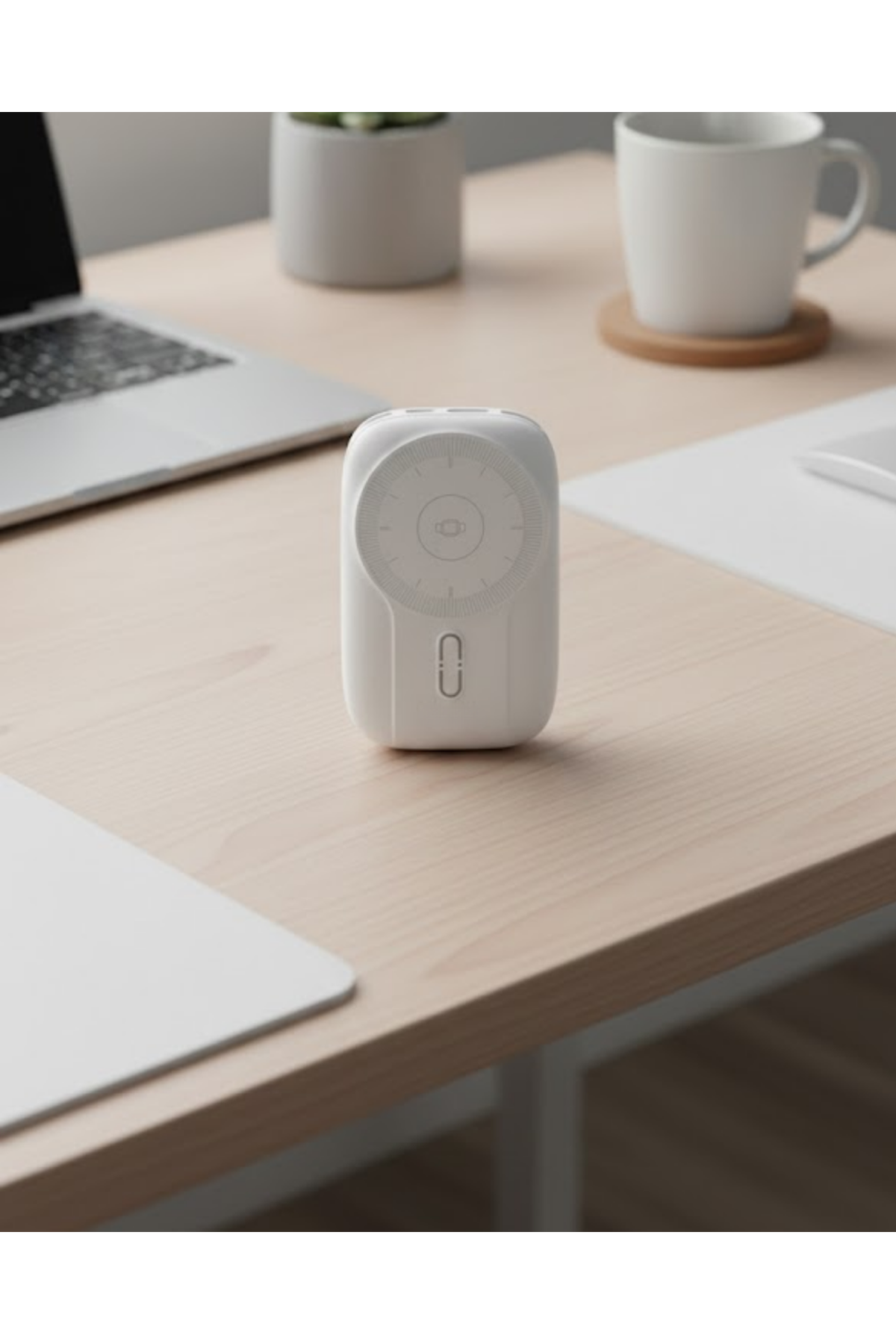 Kablosuz ve Kablolu Şarj Destekli 10000 mAh Taşınabilir Powerbank