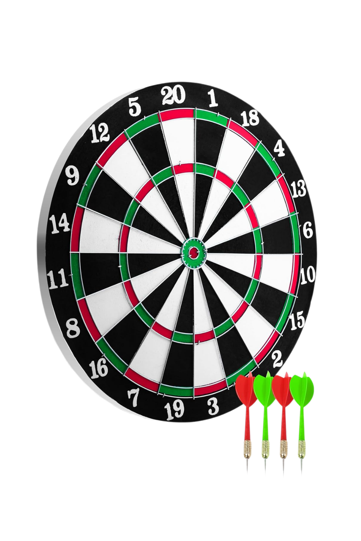 Şık Tasarımlı Dart Tahtası 12 İnç Dayanıklı Ahşap Gövde