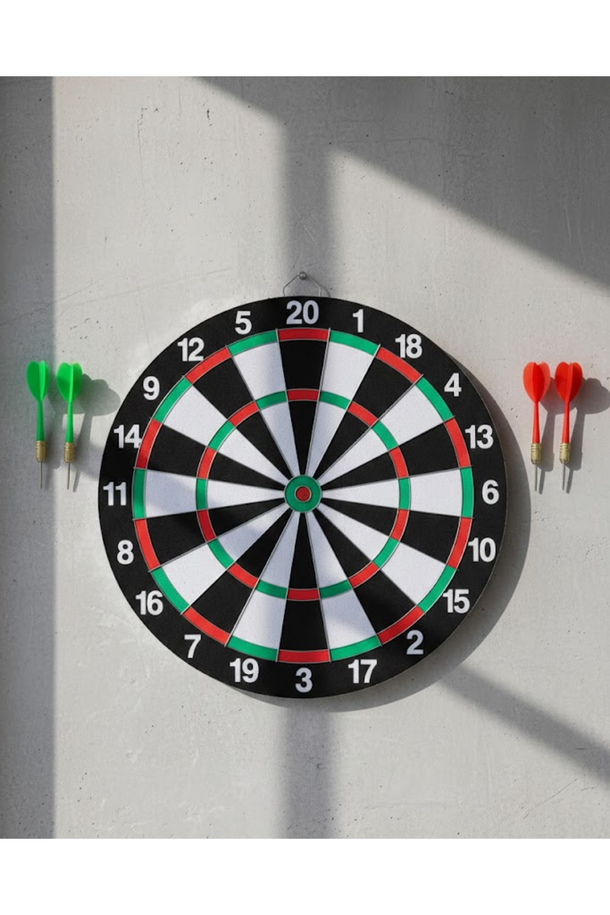 Ev ve Oyun Alanları İçin Dart Tahtası 12 İnç 4 Dart Oku Dahil