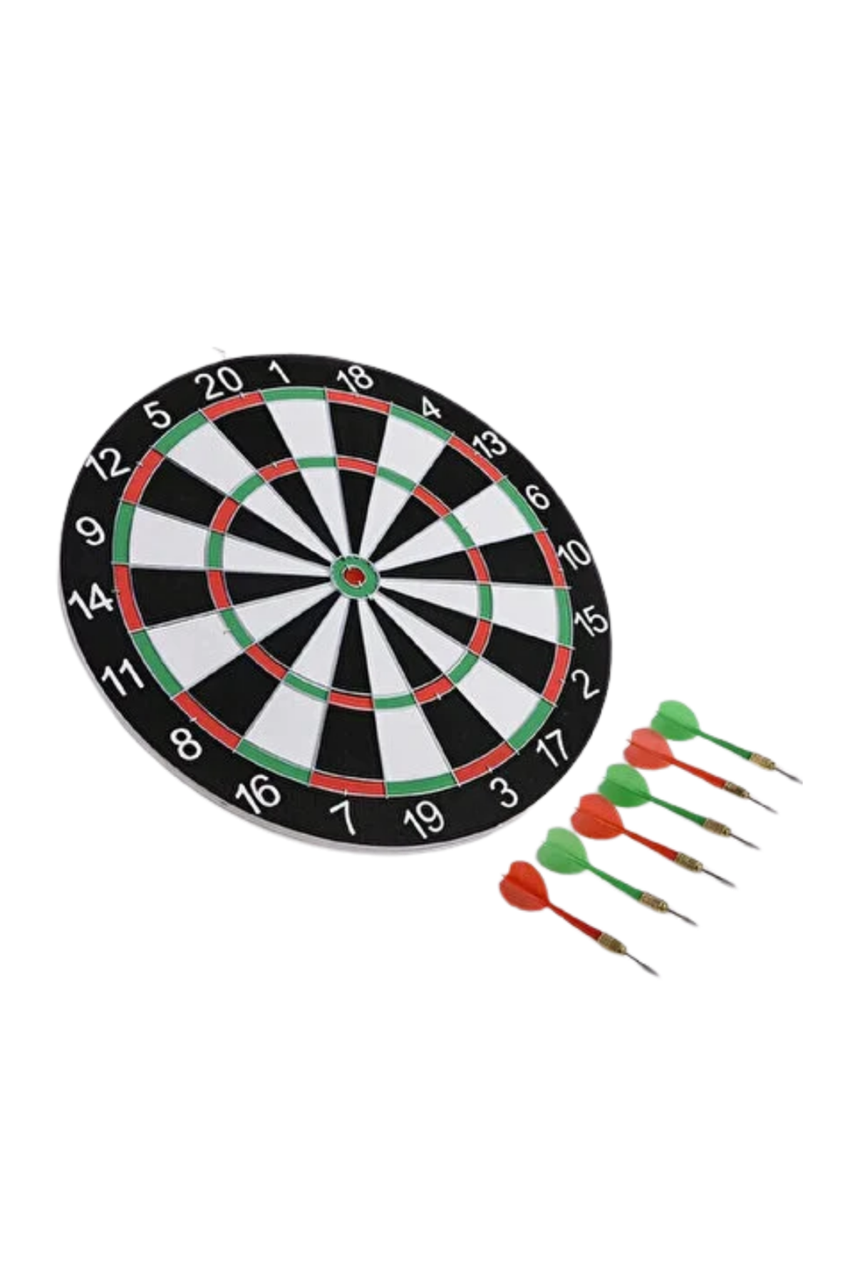 Ev ve Oyun Alanları İçin Dart Tahtası 12 İnç 4 Dart Oku Dahil