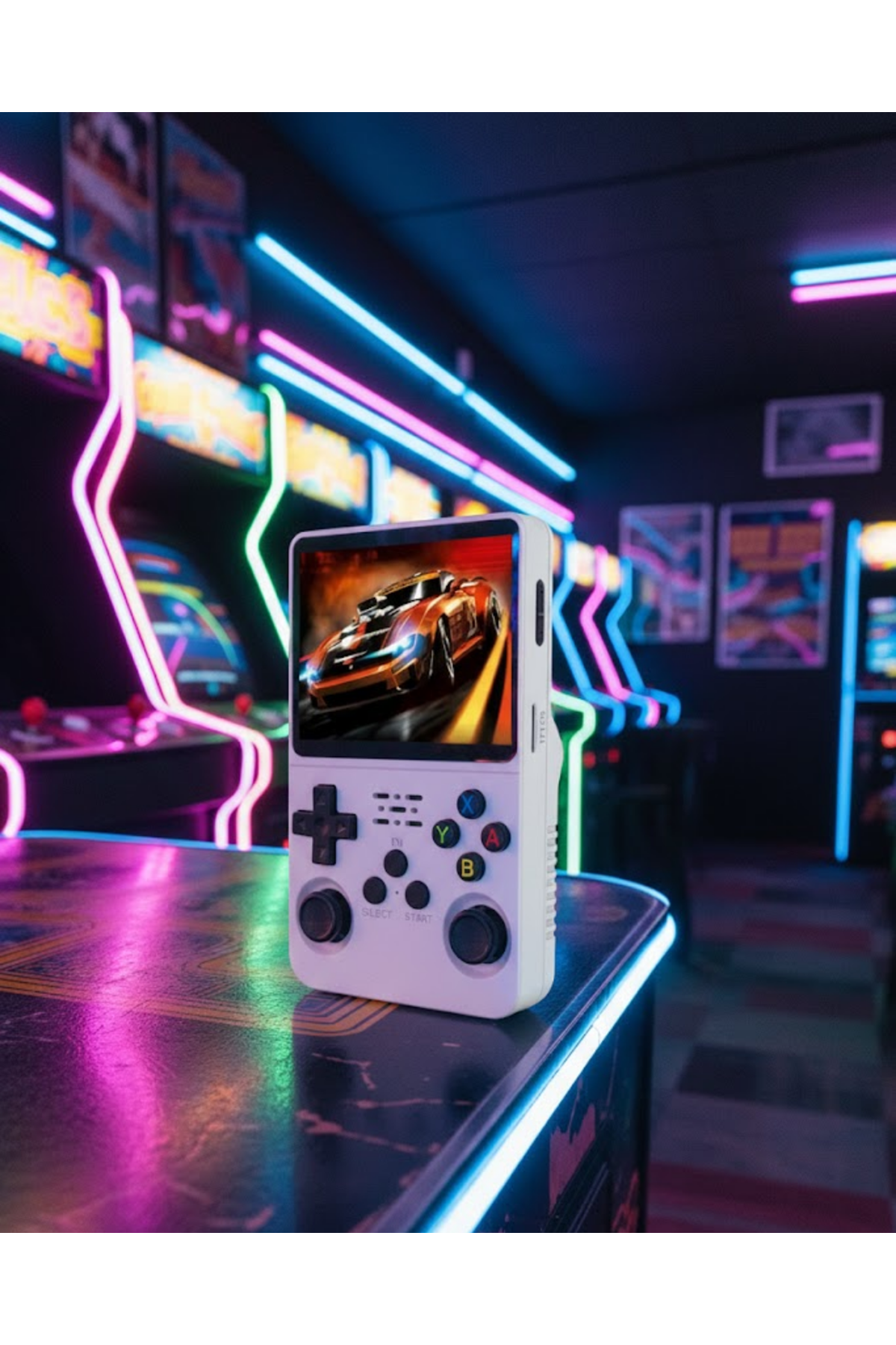 Taşınabilir Retro Oyun Konsolu Geniş Ekran ve Çoklu Emülatör Desteği