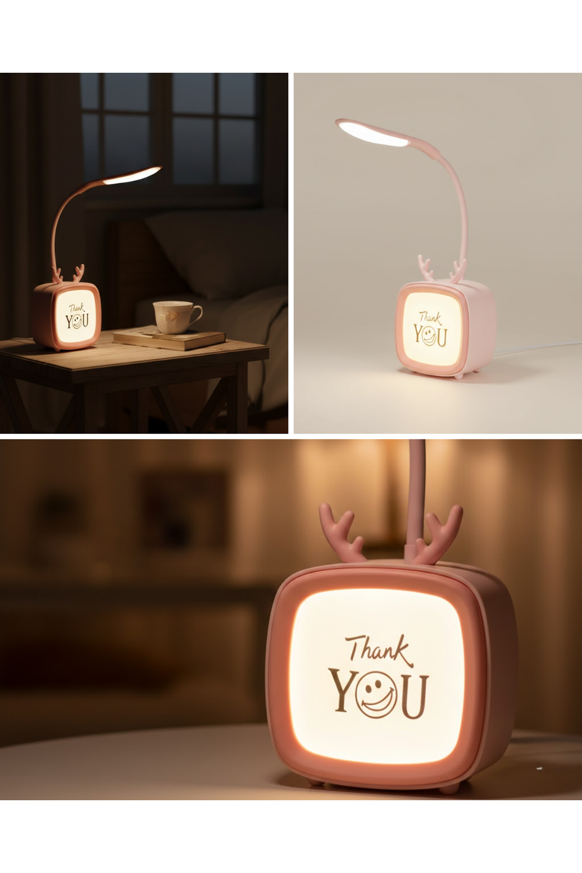 Ayarlanabilir LED Masa Lambası Şarjlı Modern Aydınlatma