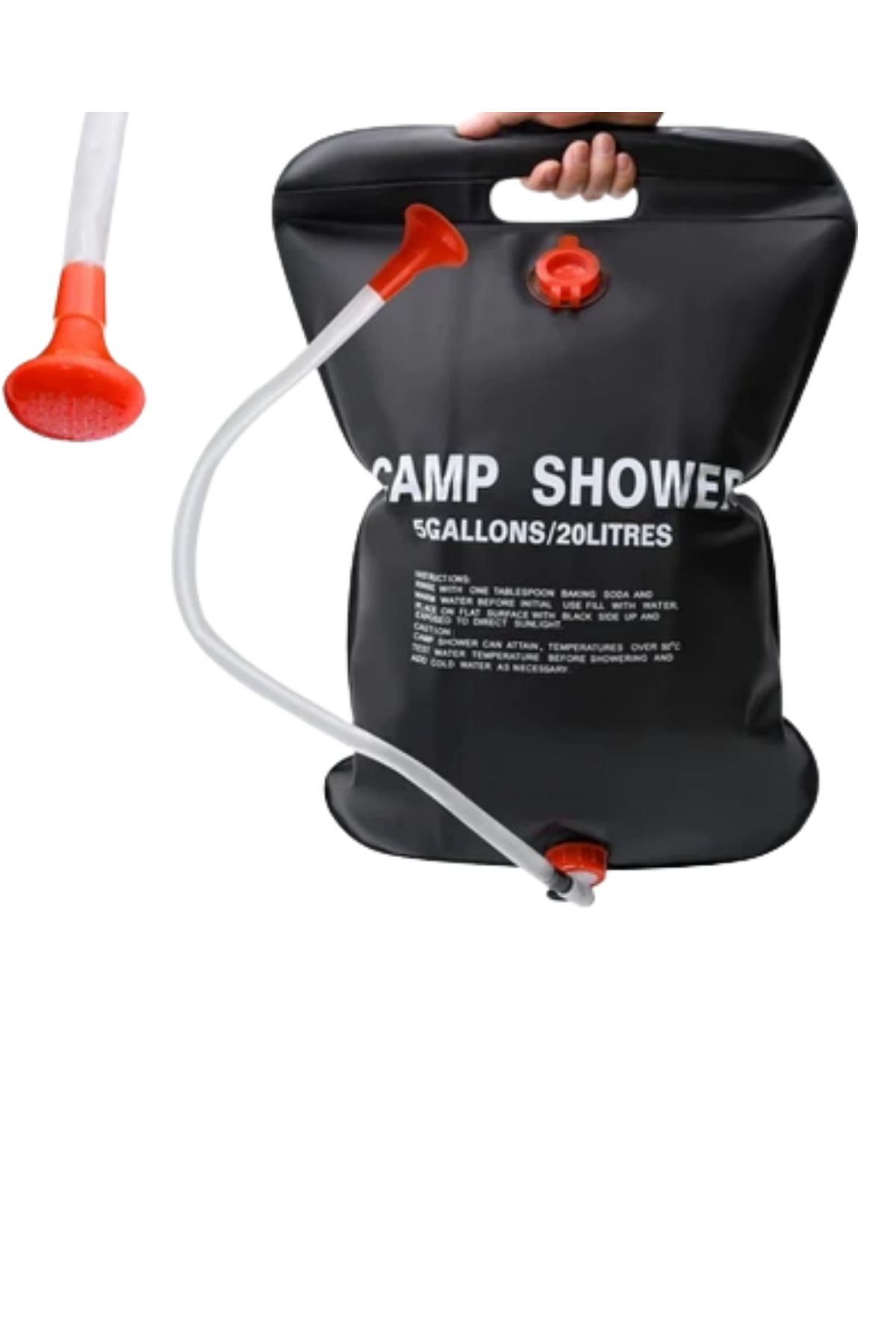 Taşınabilir Kamp Duşu Solar Isıtmalı 20 Litre Su Kapasiteli Hijyen Çözümü