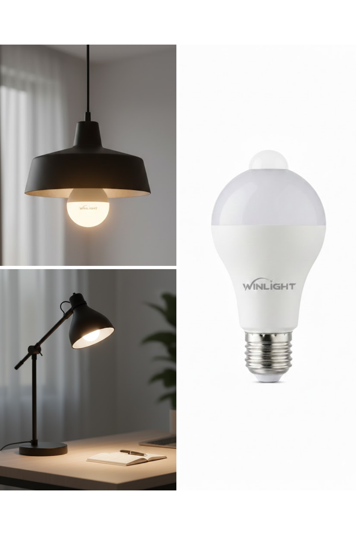 Sensörlü LED Lamba Otomatik Algılama Enerji Tasarruflu Aydınlatma