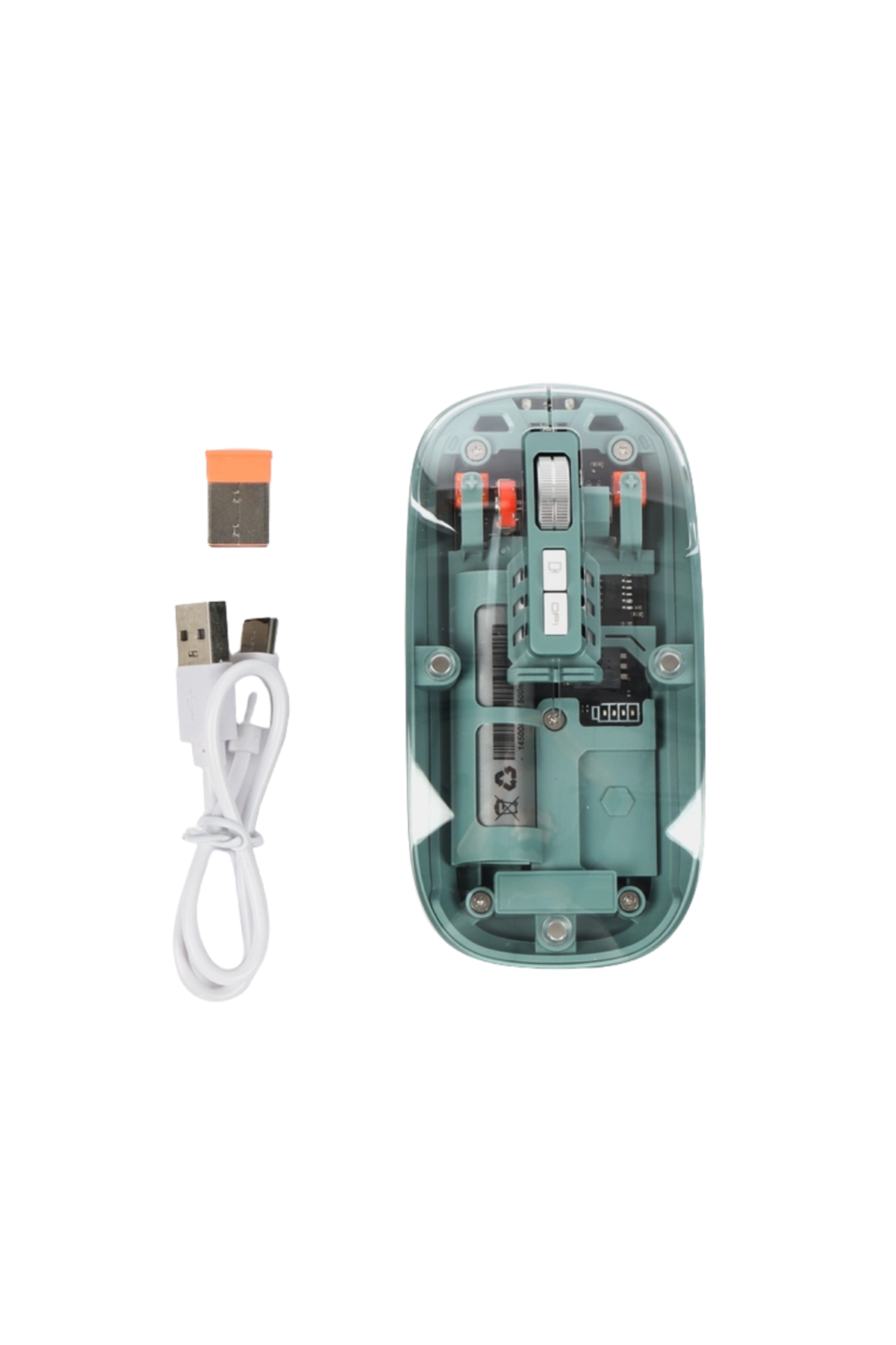 Çift Mod Bağlantılı Kablosuz Mouse Bluetooth ve USB Alıcılı