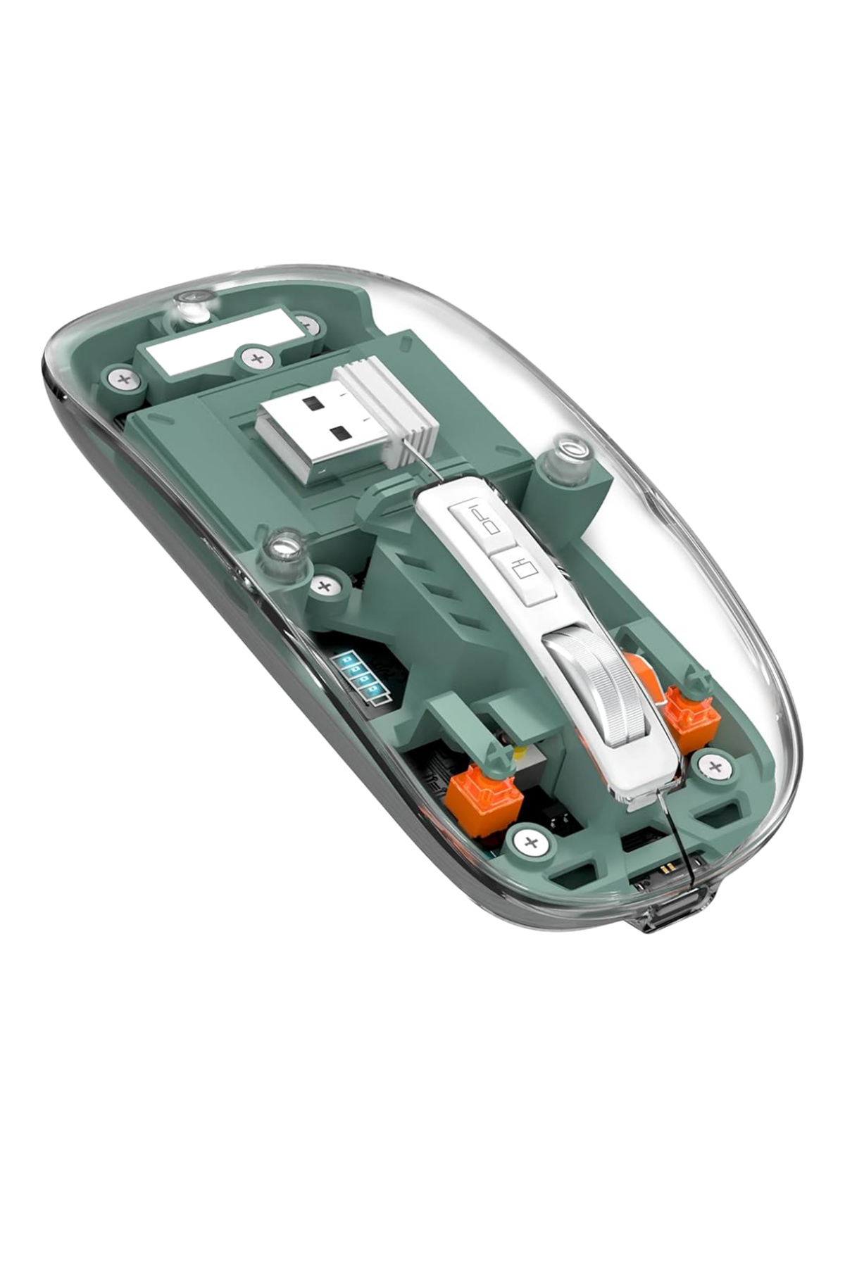 Çift Mod Bağlantılı Kablosuz Mouse Bluetooth ve USB Alıcılı