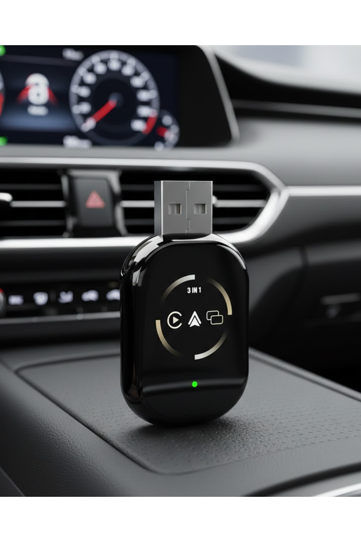 Kablosuz CarPlay Android Auto Adaptörü Otomatik Eşleşme