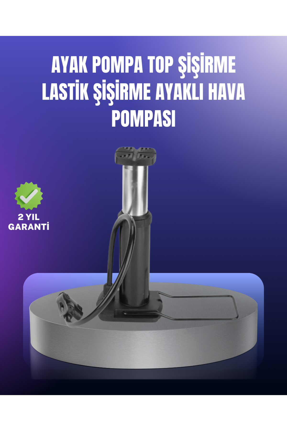 Ayak Pompası Otomobil Motosiklet Bisiklet Lastik Şişirme