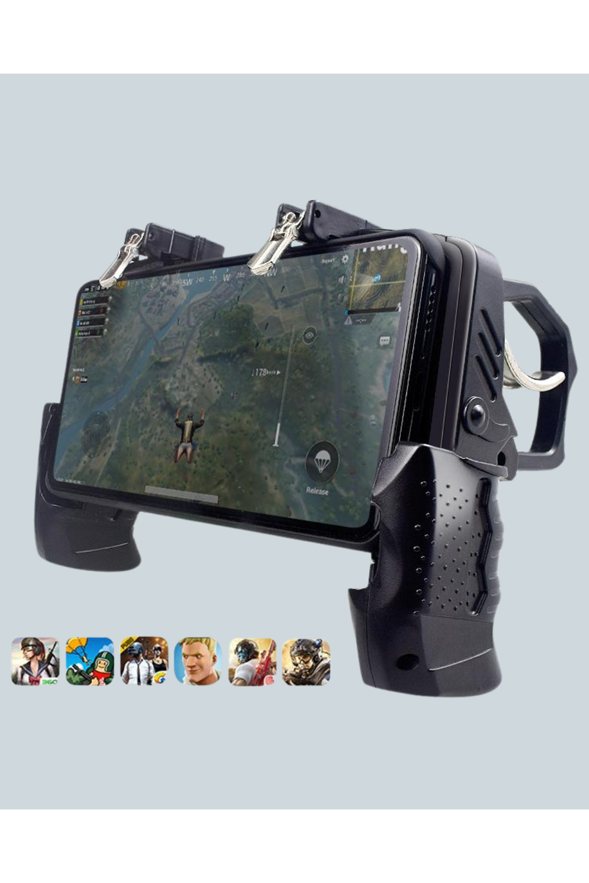 Tetikli Mobil Gamepad Ergonomik Kavramalı Oyun Aparatı
