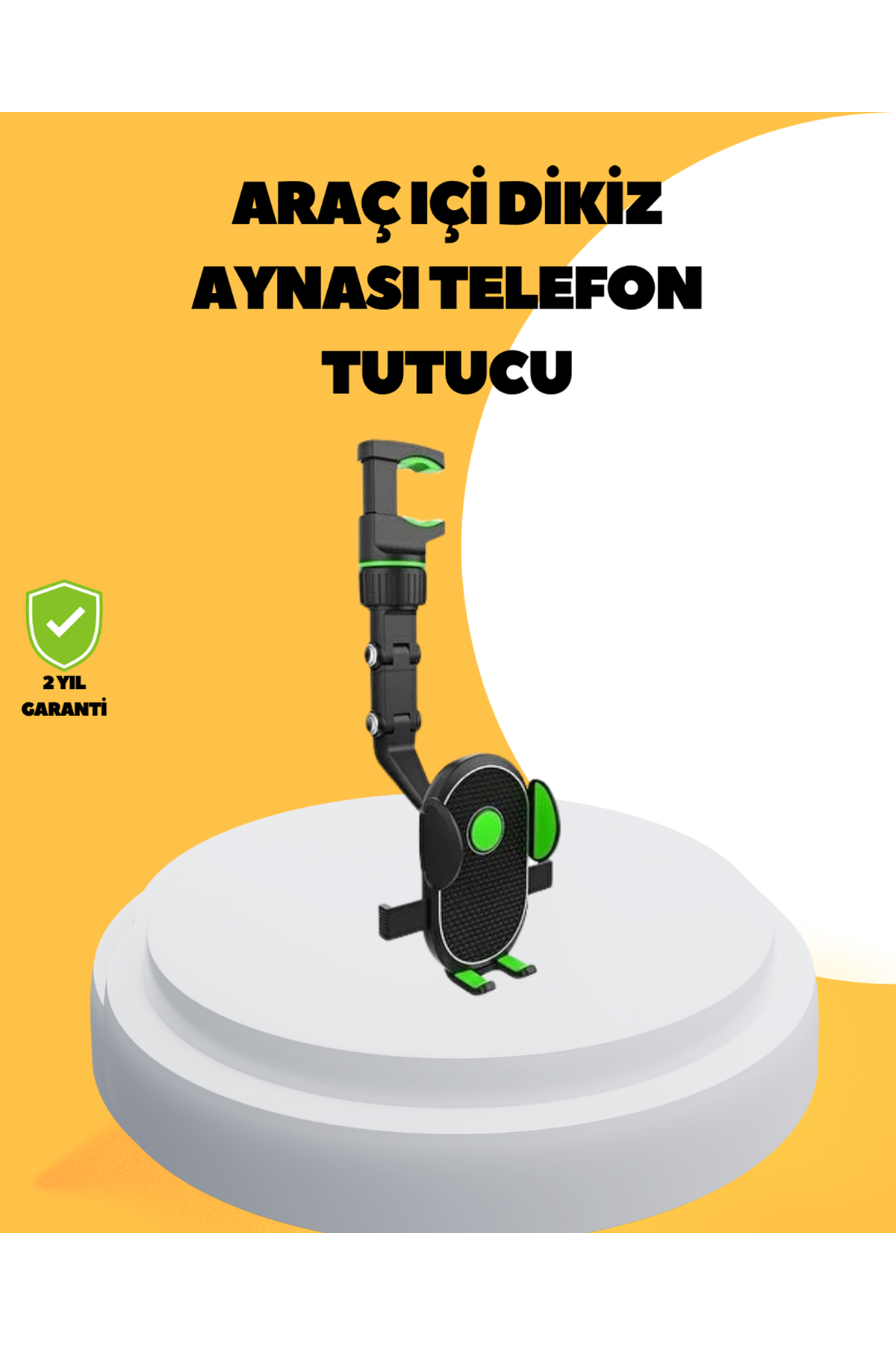 Dikiz Aynasına Takılan Telefon Tutucu Ayarlanabilir Çok Yönlü Araç Aksesuarı