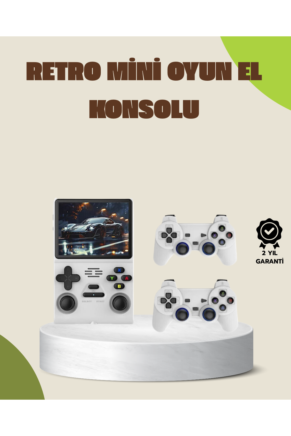 Taşınabilir El Konsolu Kablosuz Gamepadli