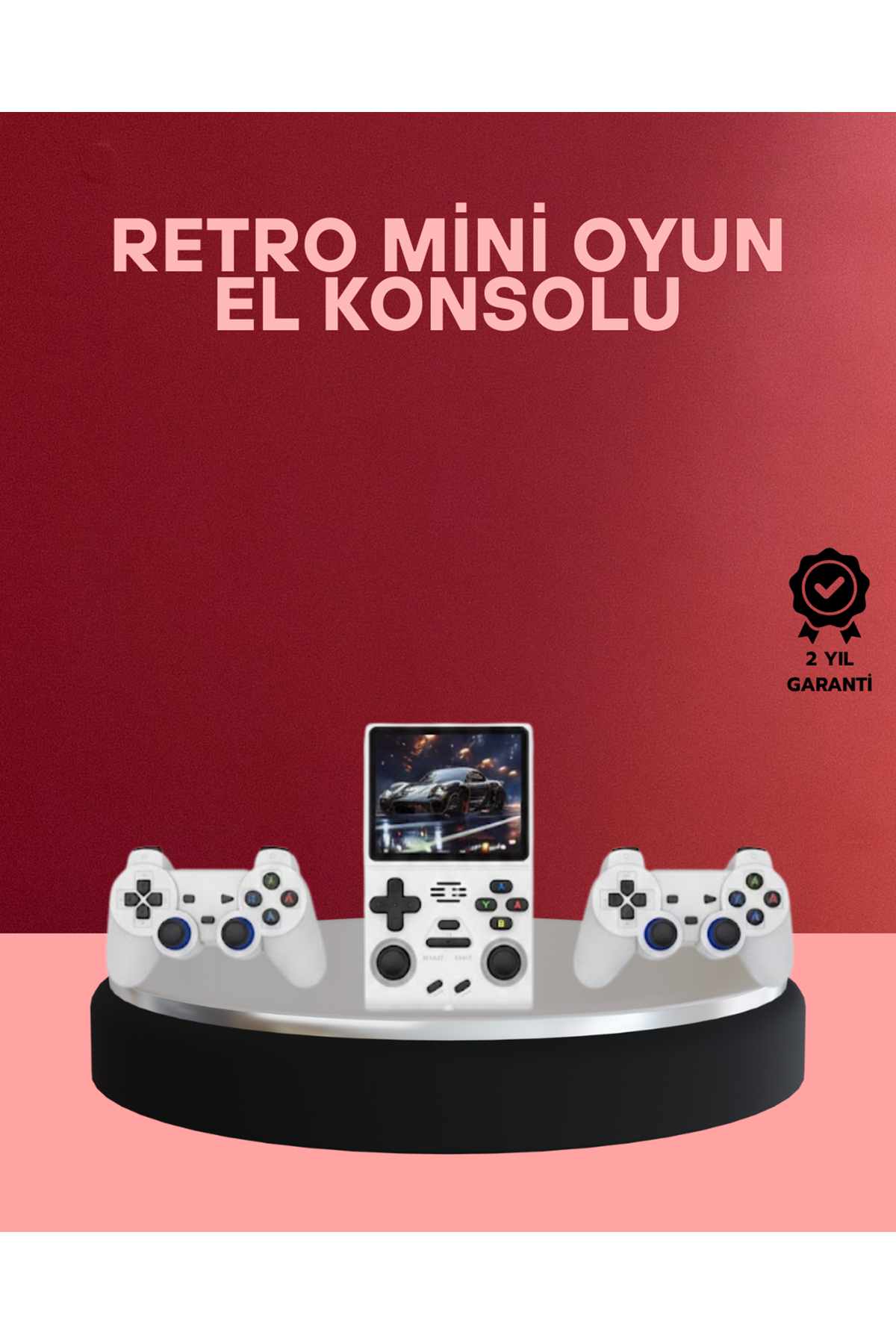 Kablosuz Kollu El Oyun Konsolu TV Bağlantı Destekli