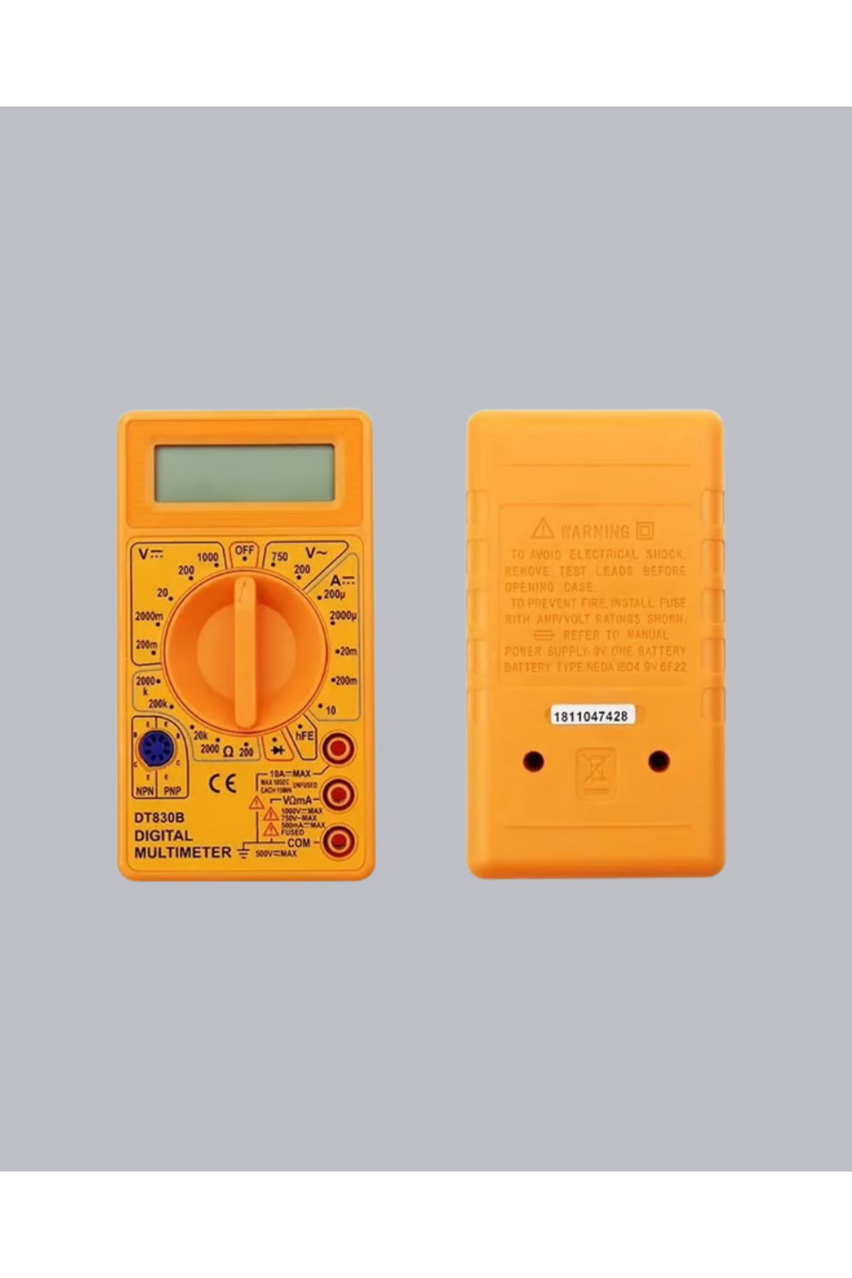 Çok Fonksiyonlu Dijital Multimetre Elektrik Test Cihazı