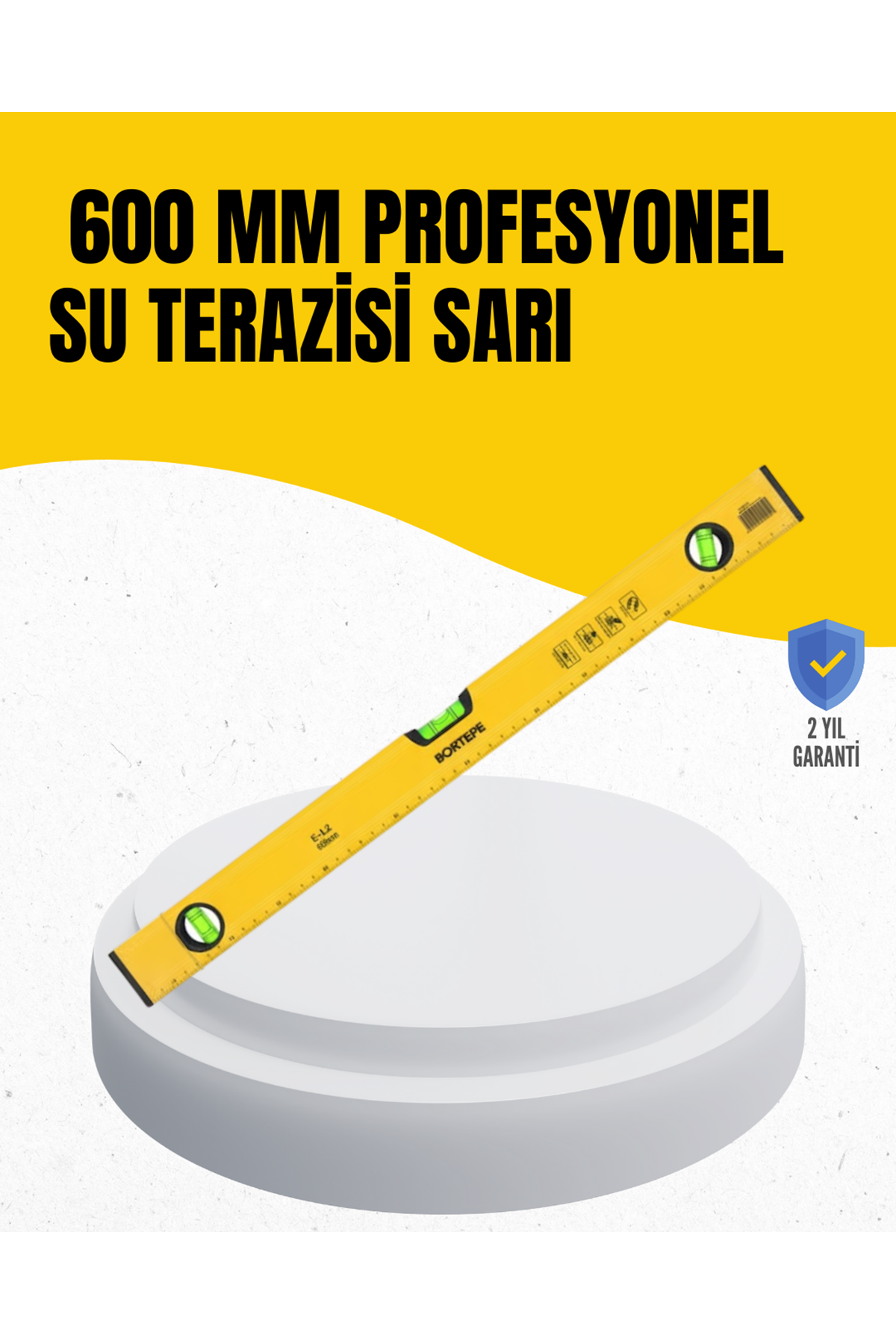 İnşaat ve Ev Kullanımı İçin 600 mm Su Terazisi