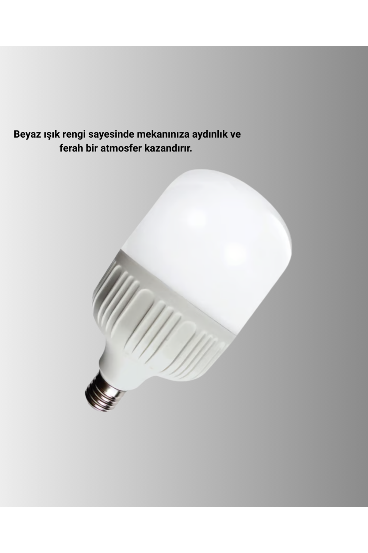 Elektrik Kesintileri İçin Şarjlı LED Ampul 30W E27 Beyaz Işık