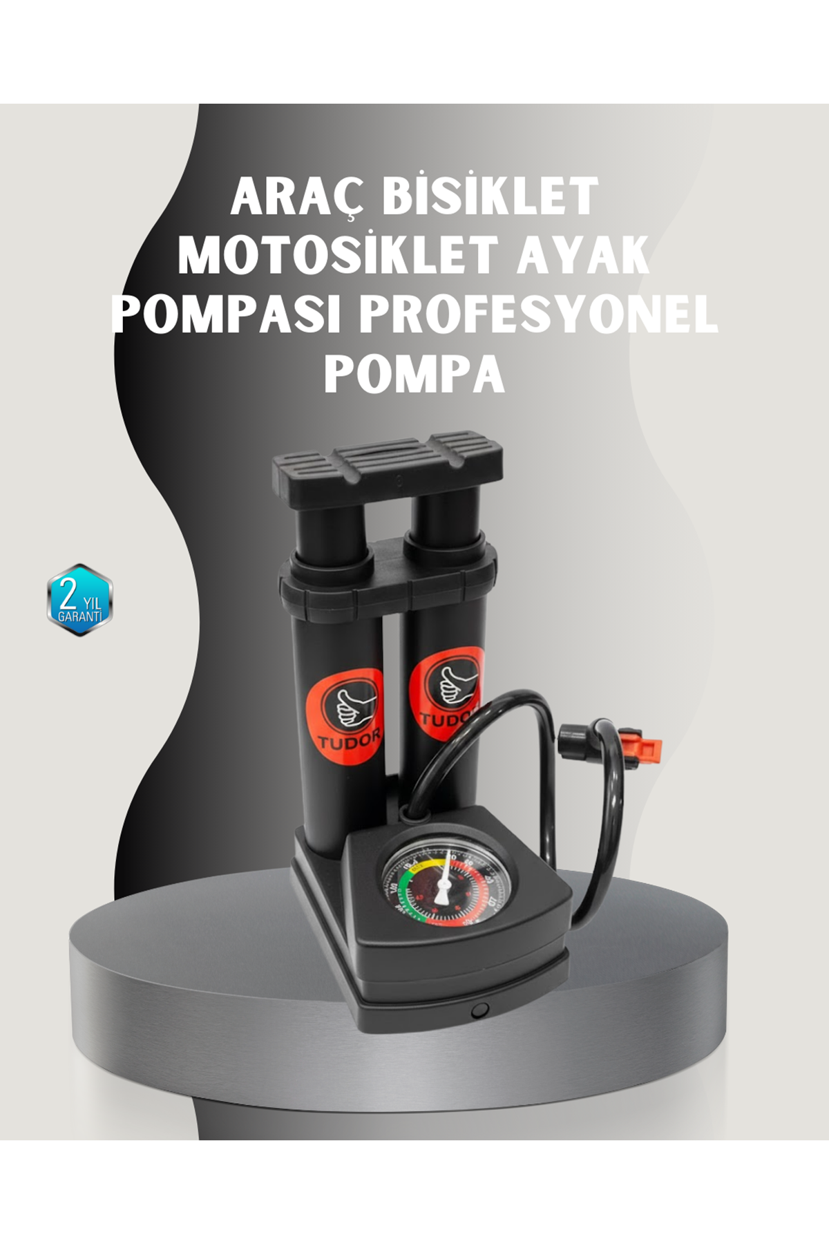Ayak Basmalı Hava Pompası Şişme Ürünler ve Lastikler İçin