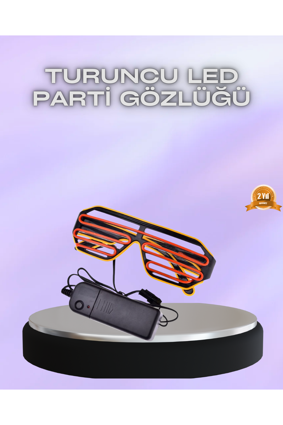 Parti ve Festival İçin LED Işıklı Eğlence Gözlüğü