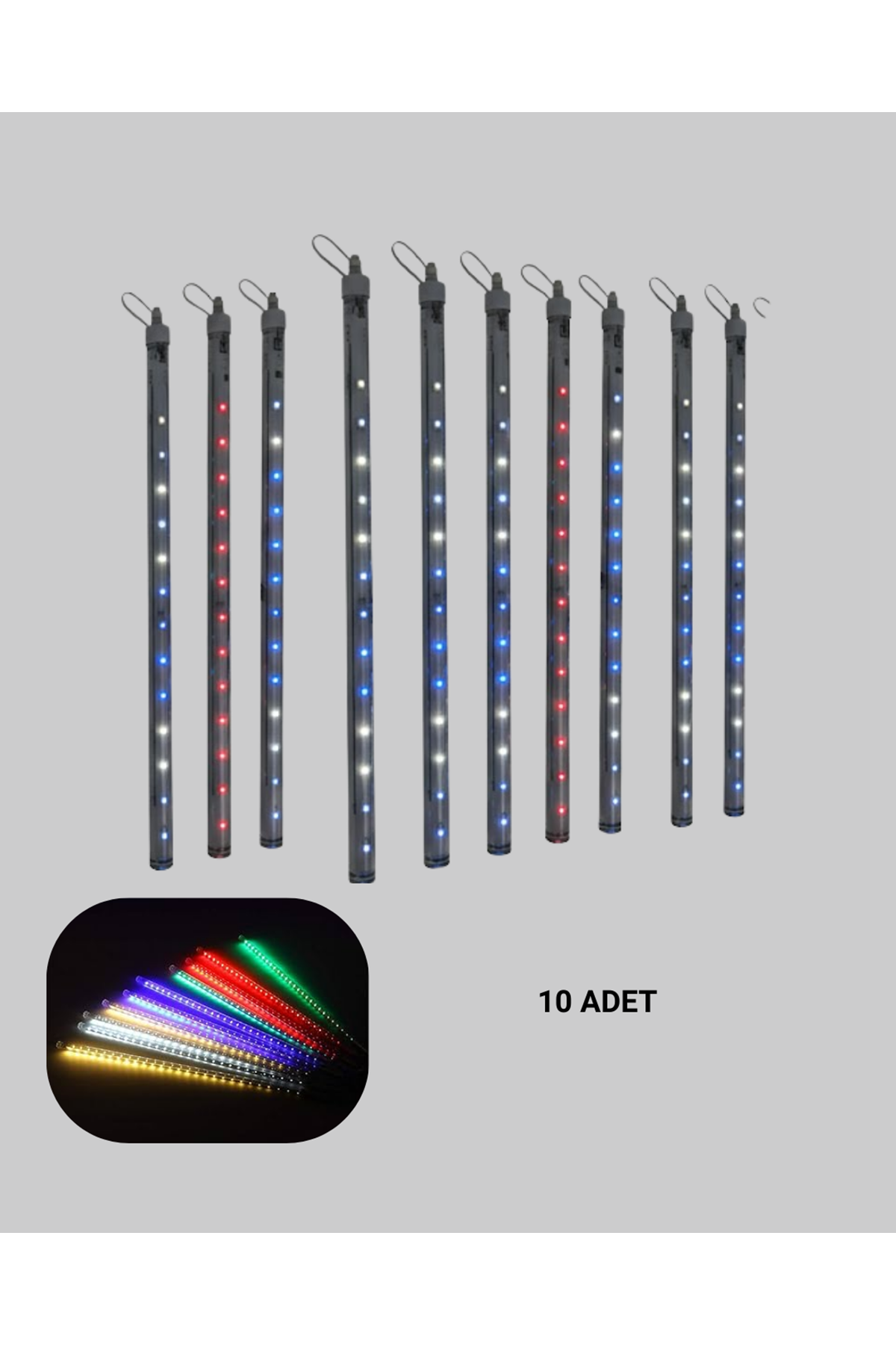 10 ÇUBUKLU DEKOR LED