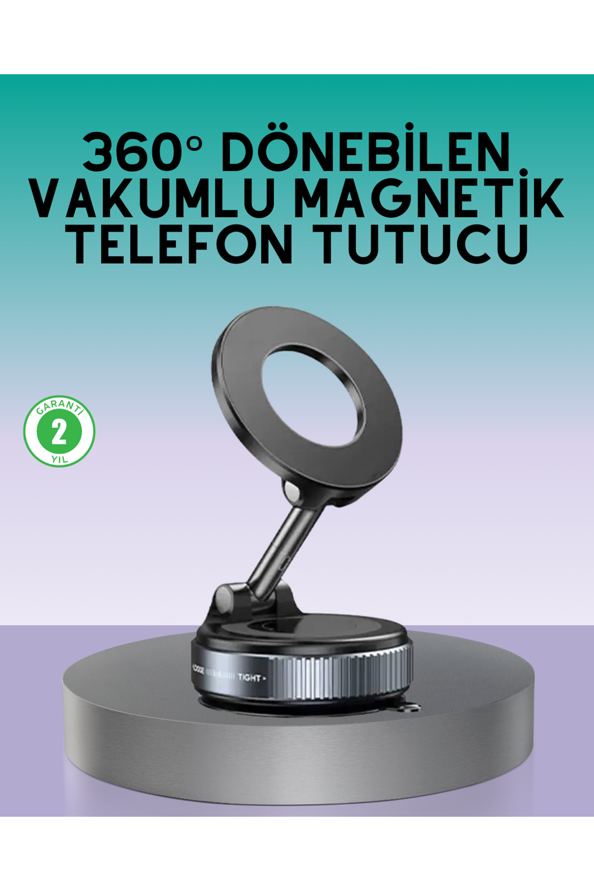 360 Derece Ayarlanabilir Manyetik Araç Telefon Standı