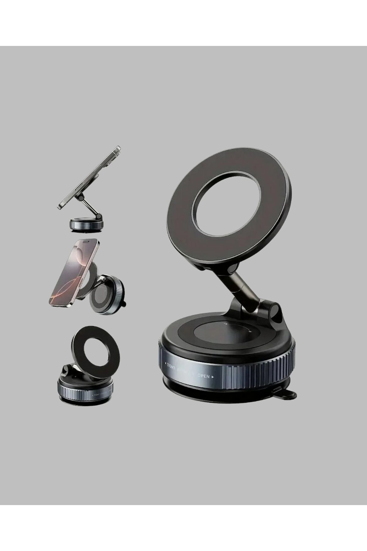 360 Derece Ayarlanabilir Manyetik Araç Telefon Standı