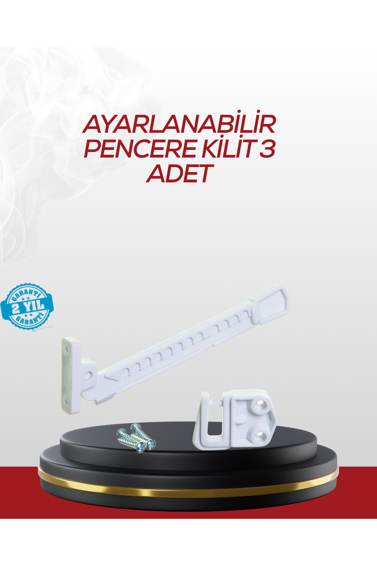 İçe Açılan Camlar İçin Emniyet Kilidi Seti 3’lü