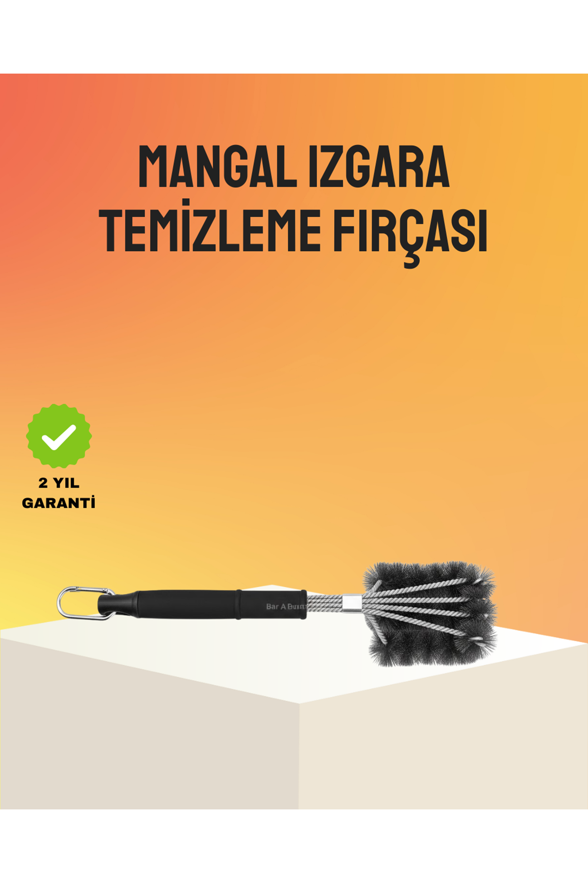 Izgara ve Barbekü Temizleme Fırçası Dayanıklı Tasarım