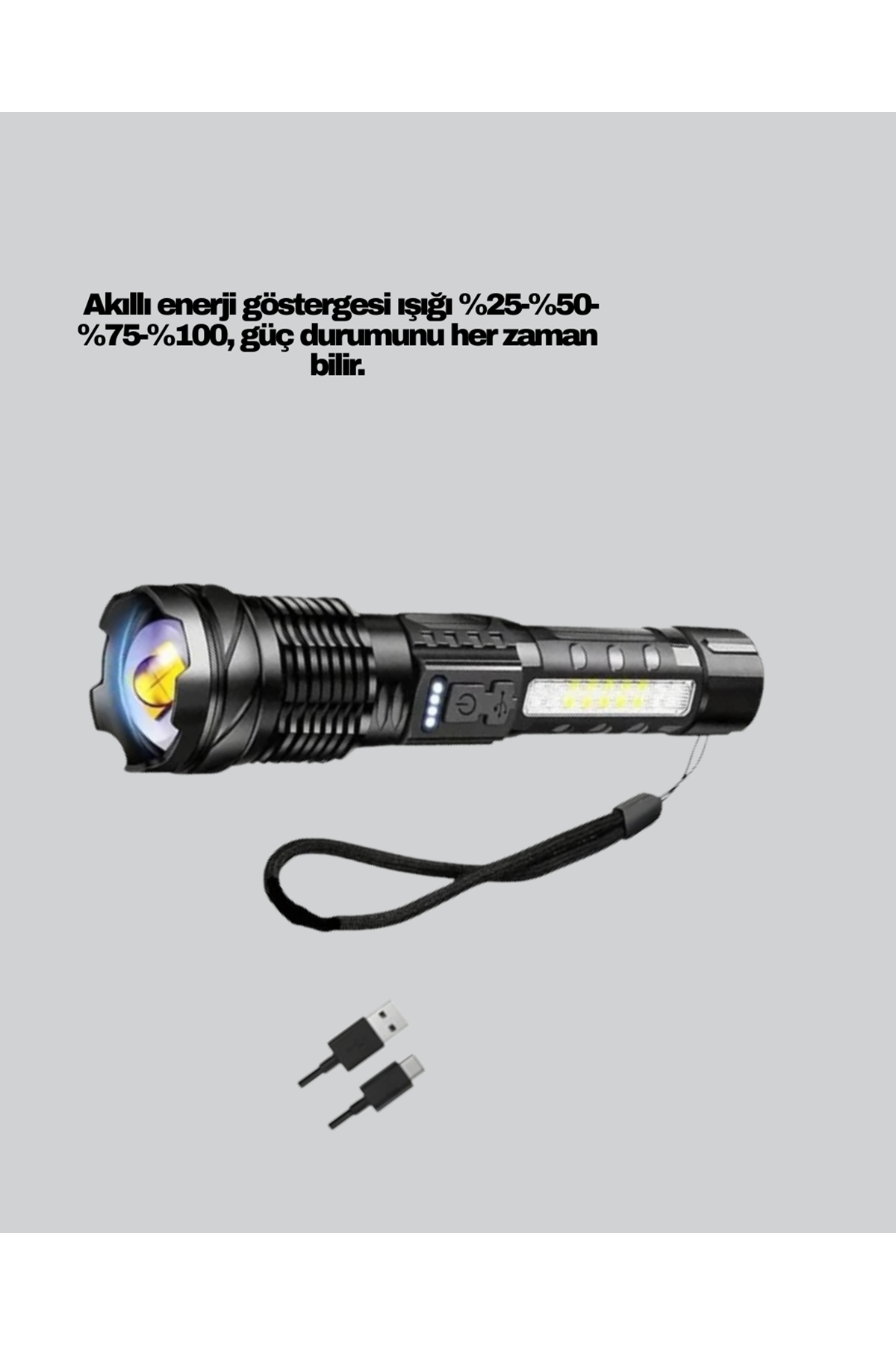 Outdoor ve Acil Durum İçin Güçlü LED El Feneri